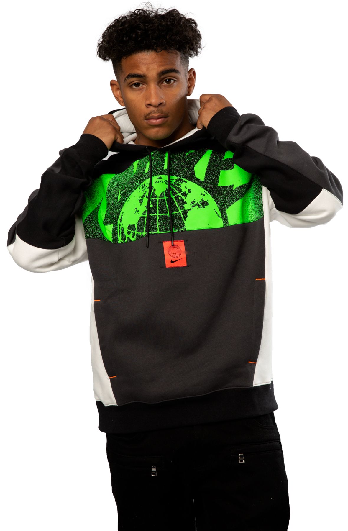 NIKE Sportswear Club World Wide Hoodie DC2749 010 Shiekh