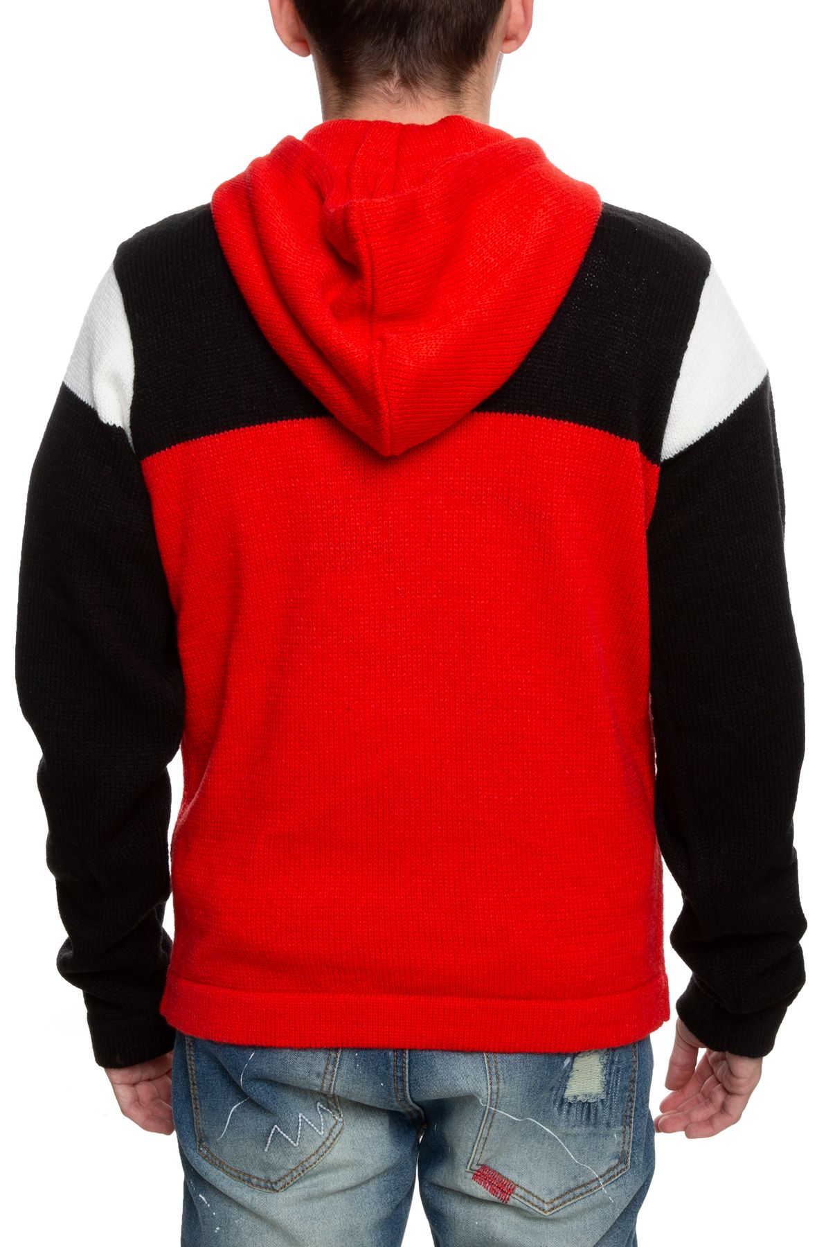 LE TIGRE CORP. Color Block Hoodie LT19K200 RED Shiekh