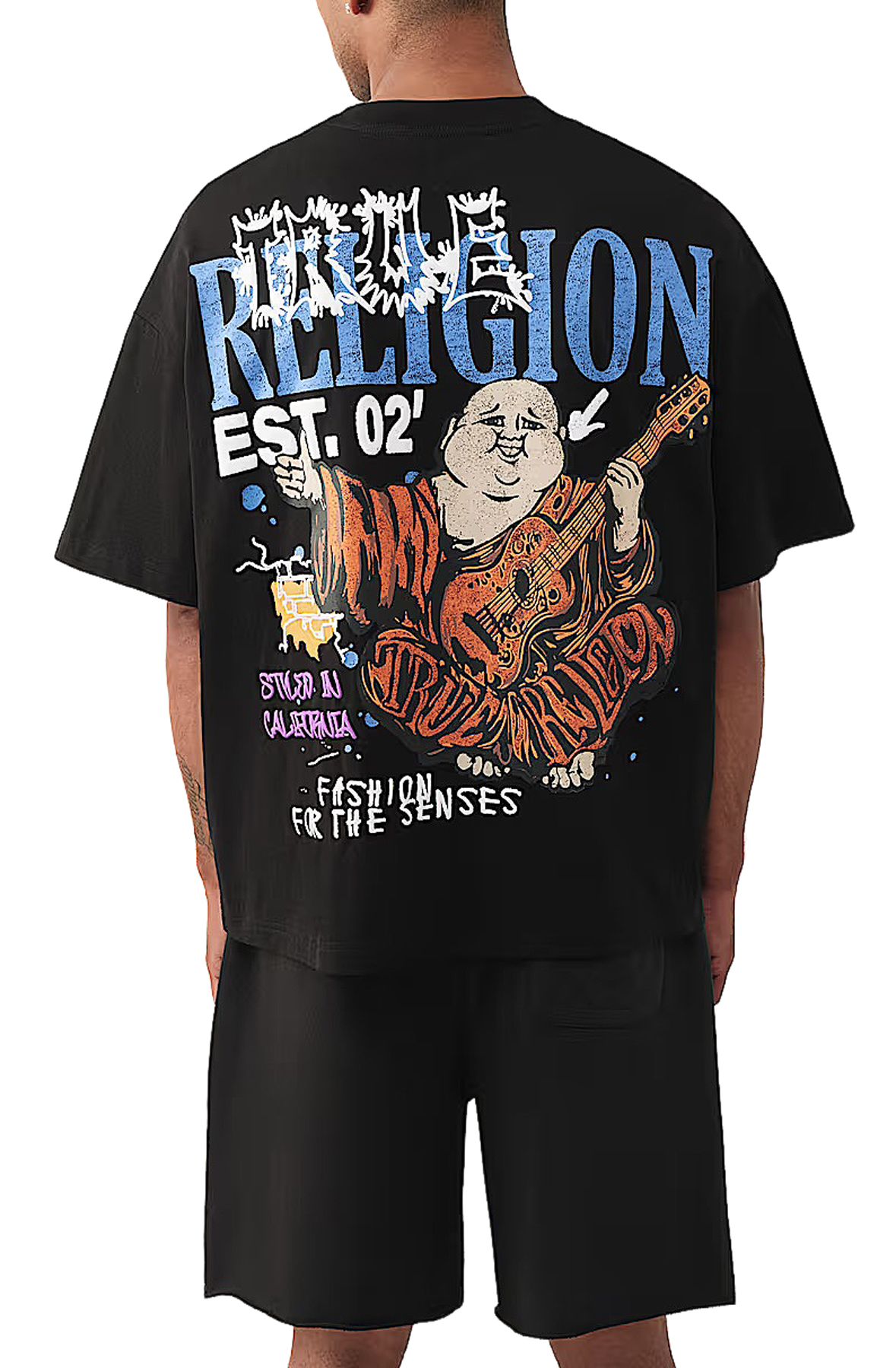 TRUE RELIGION Concert Buddha Heavyweight Oversized T-Shirt 110446