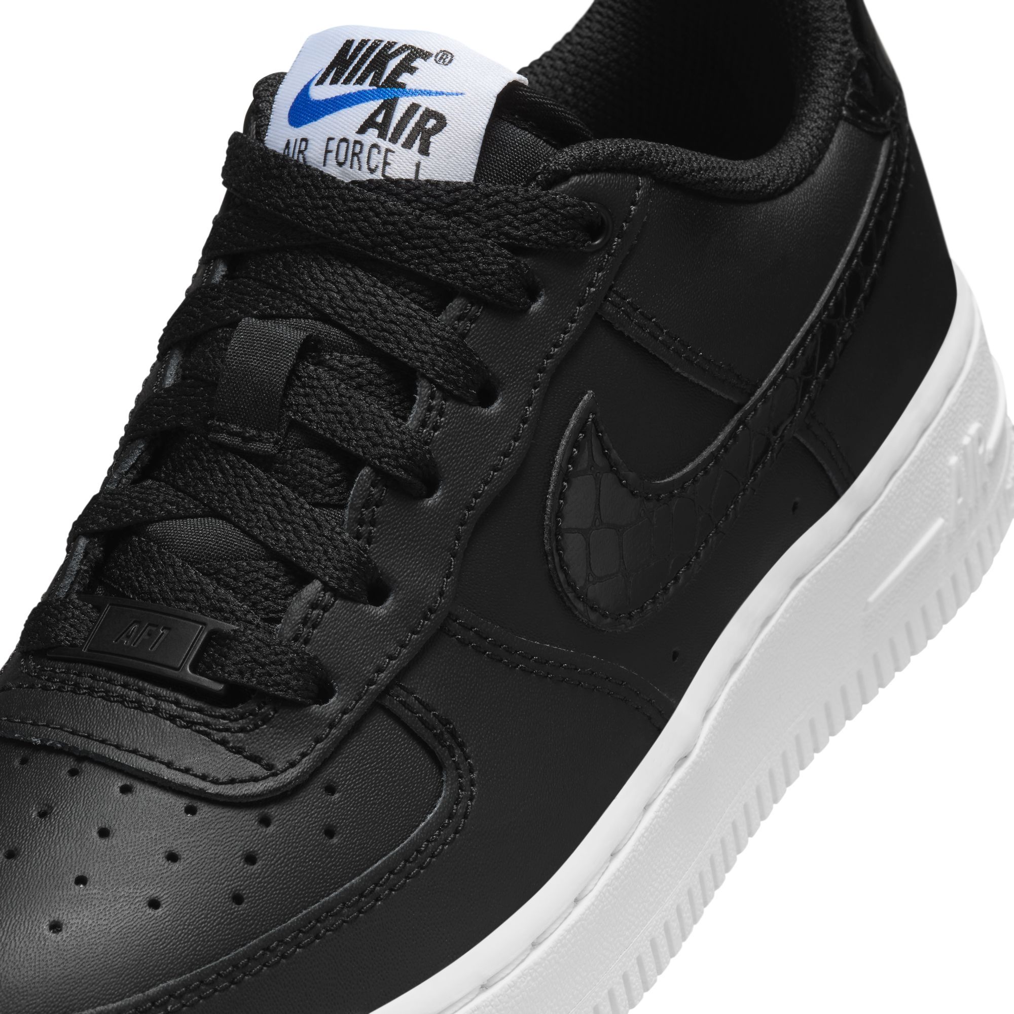 Nike Air Force 1 LE Grade School Triple Black