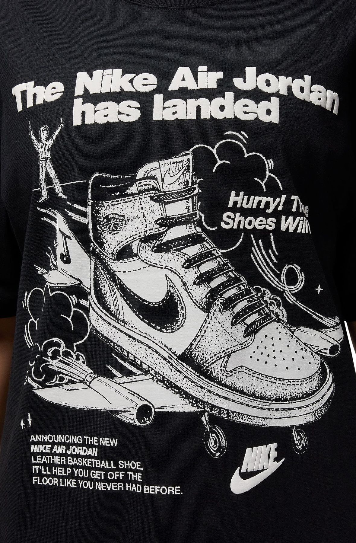 JORDAN Oversized Graphic T-Shirt HJ0136 010 - Shiekh