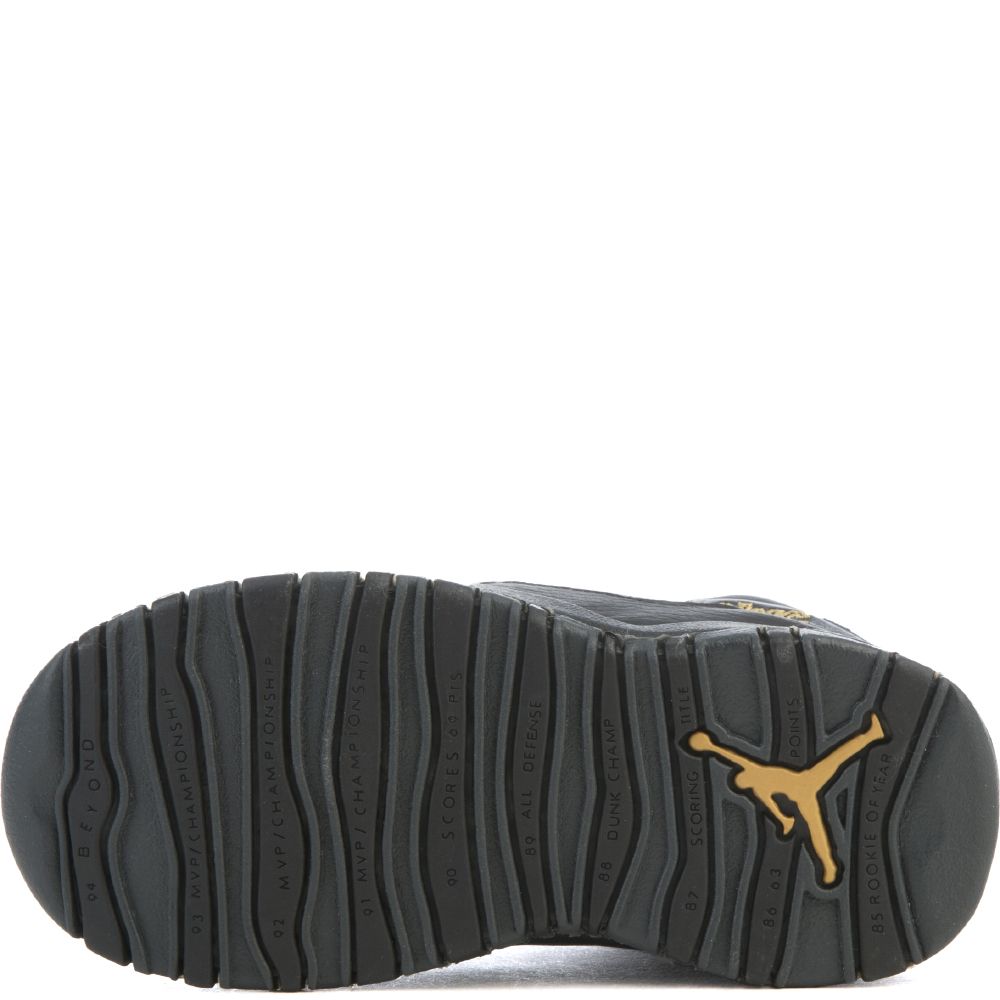 jordan 10 black and gold