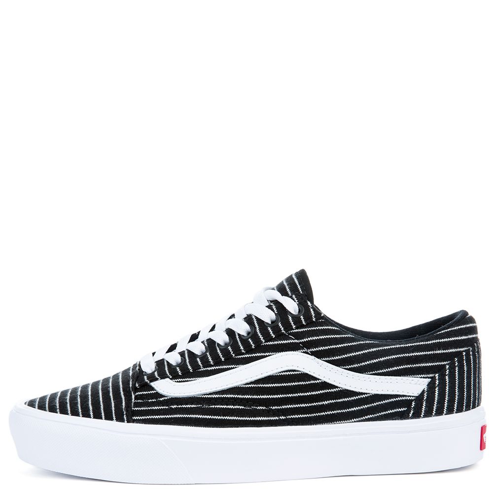 国内配送 VANS OLD SKOOL LITE BLACK /WHITE VANS The Men's Old Skool Lite in Black and True White