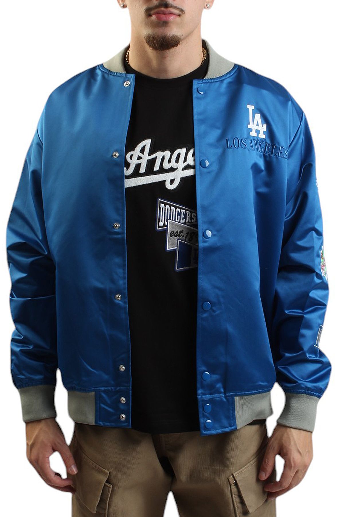 MITCHELL AND NESS MLB Team OG 3.0 Lightweight Jacket Blue MITCHELL AND NESS MLB Team OG 3.0 Lightweight Jacket Blue