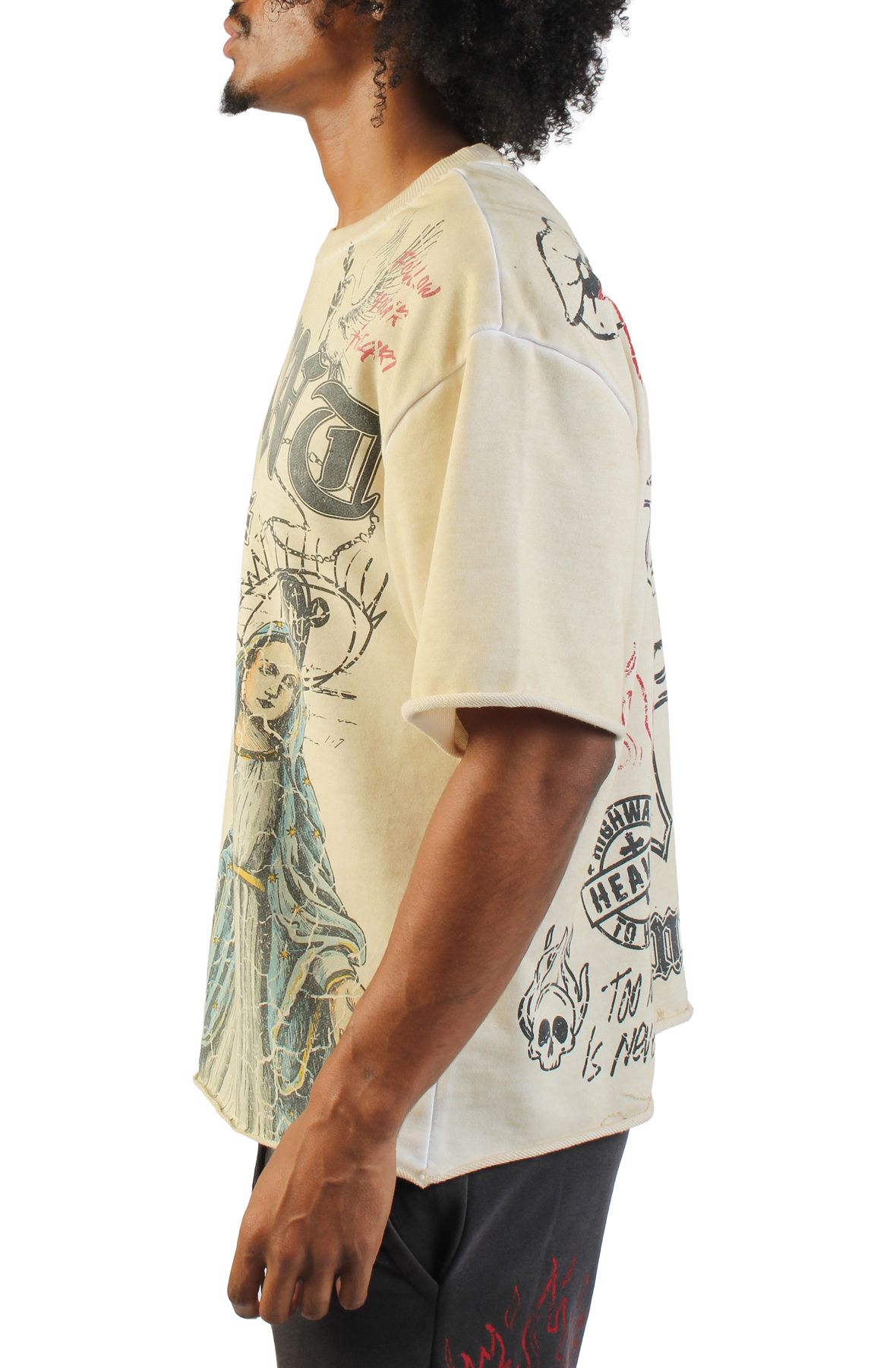 FBRK Santa Maria T-Shirt 610-81128FB-CREAM - Shiekh