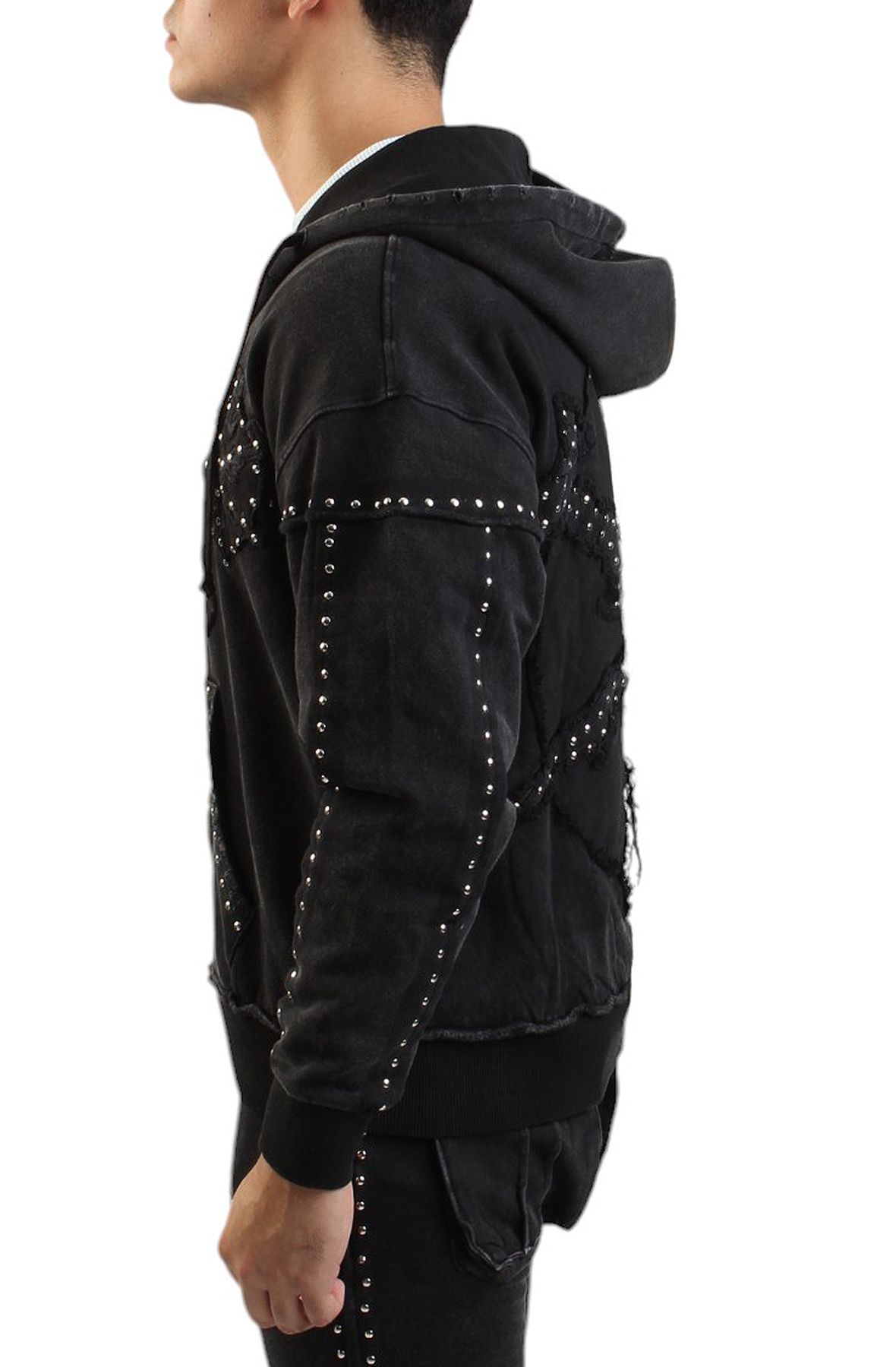トップス M TO R BIG EYELET STUCK HOODIE ADAM ET ROPE'｜BIG EYELET STUCK HOODIE | Rakuten Fashion