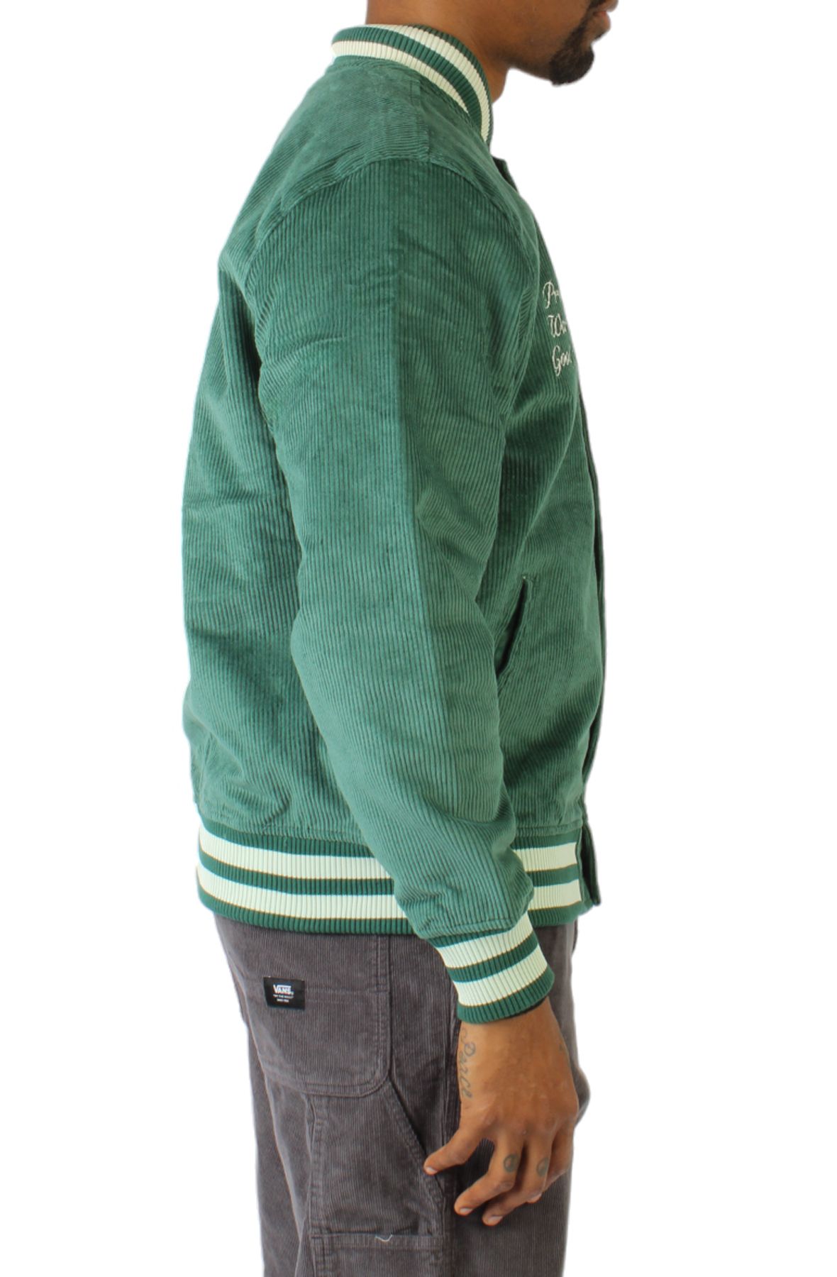 Buy Men's Seigneur Green Varsity Jacket Online