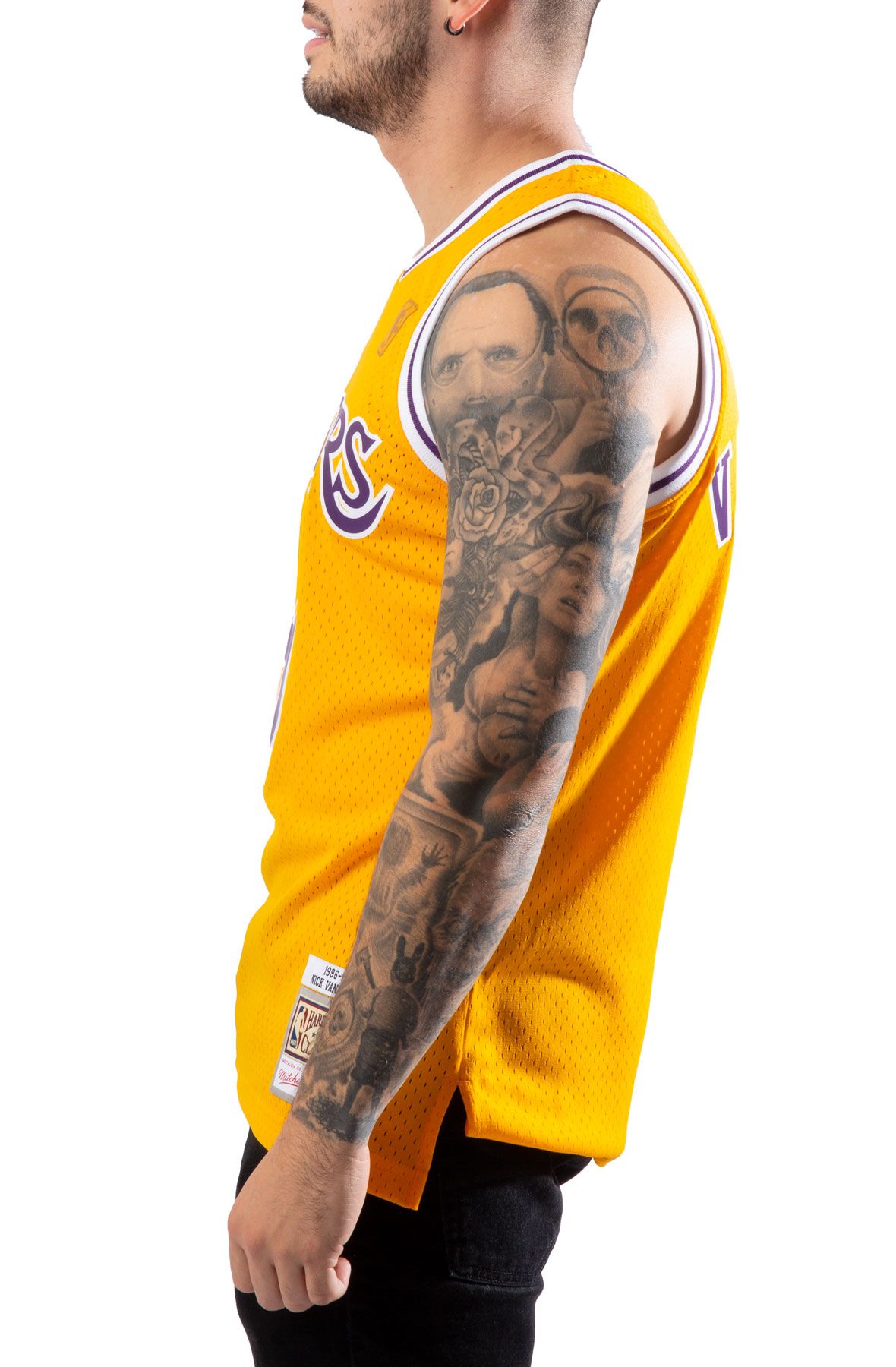 Nick Van Exel 9 Los Angeles Lakers Champion NBA Jersey Sz 