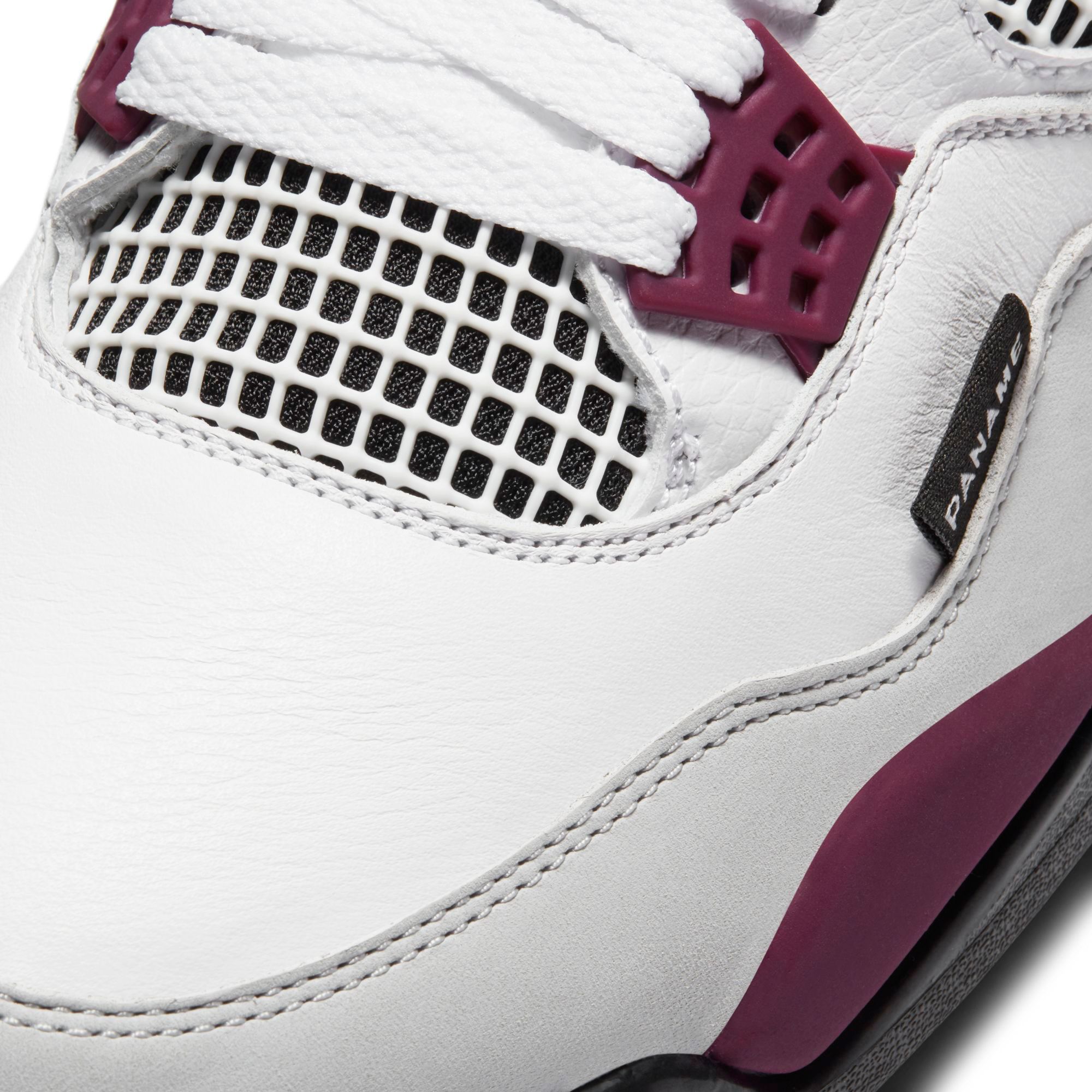 jordan 4 white bordeaux neutral grey black