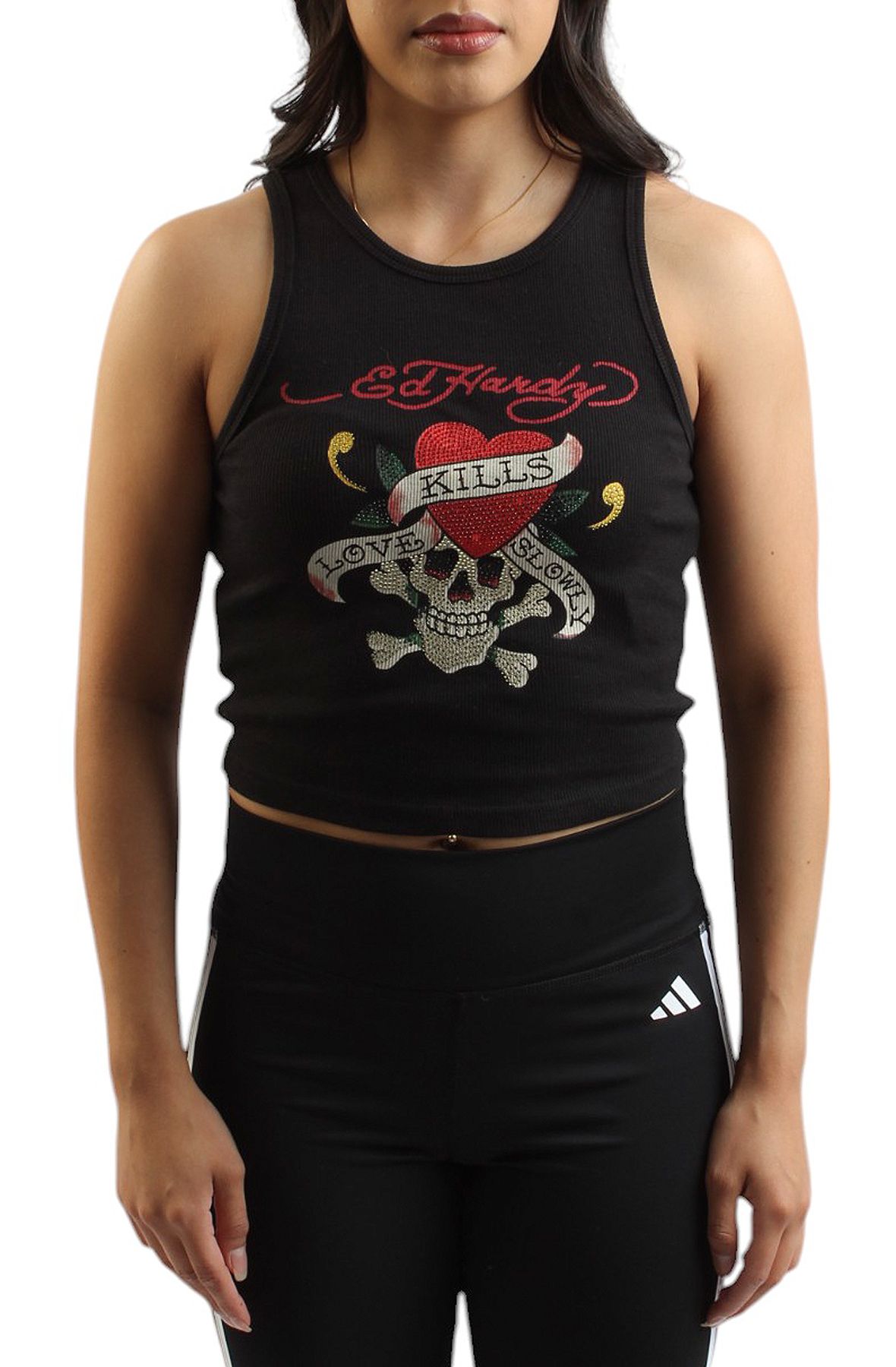 ED HARDY Love Kills Slowly Tank Top EHW1206-1RS - Shiekh