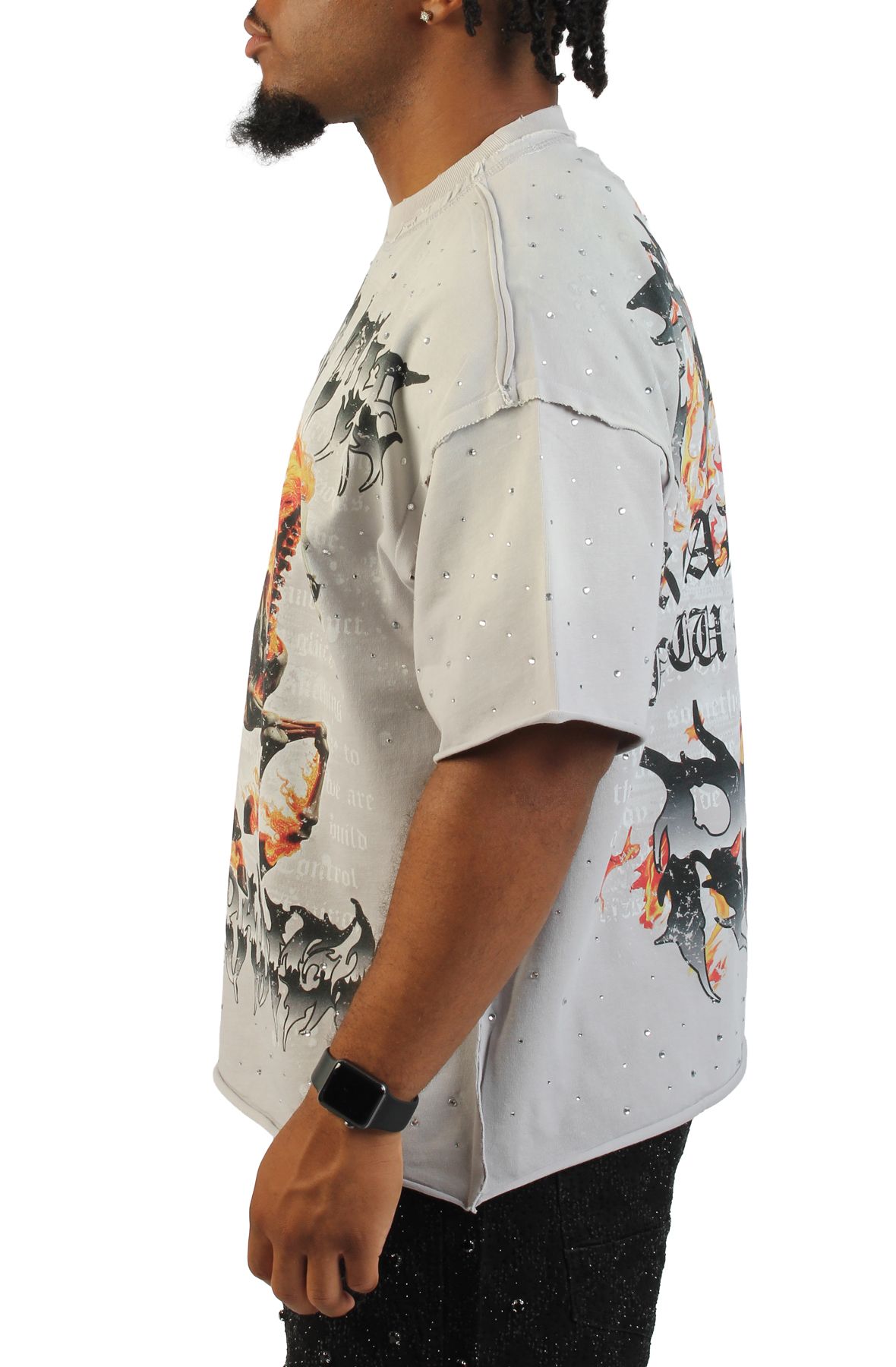 FIRST ROW Road to Paradise Heavy T-Shirt FRT3058D-LGRY - Shiekh