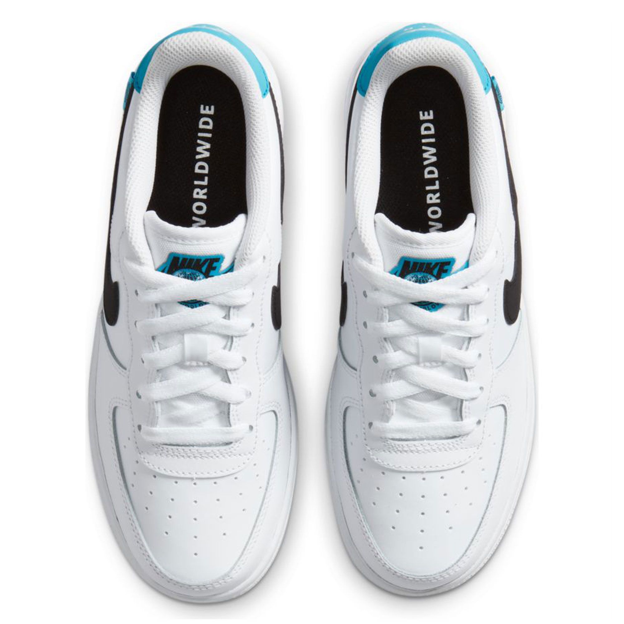 nike air force 1 07 white black blue fury
