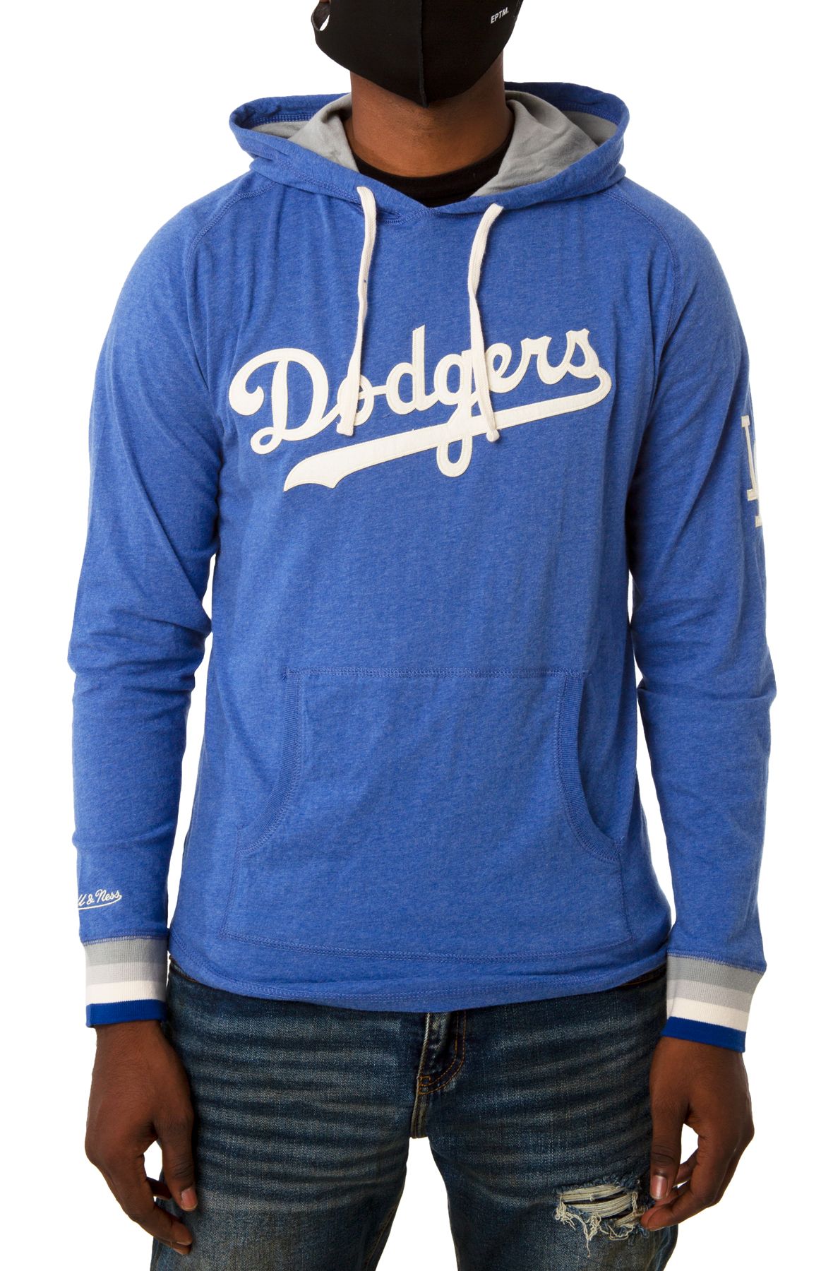 Mlb Los Angeles Dodgers Women's Lightweight Bi-blend Hooded T-shirt - Xs :  Target