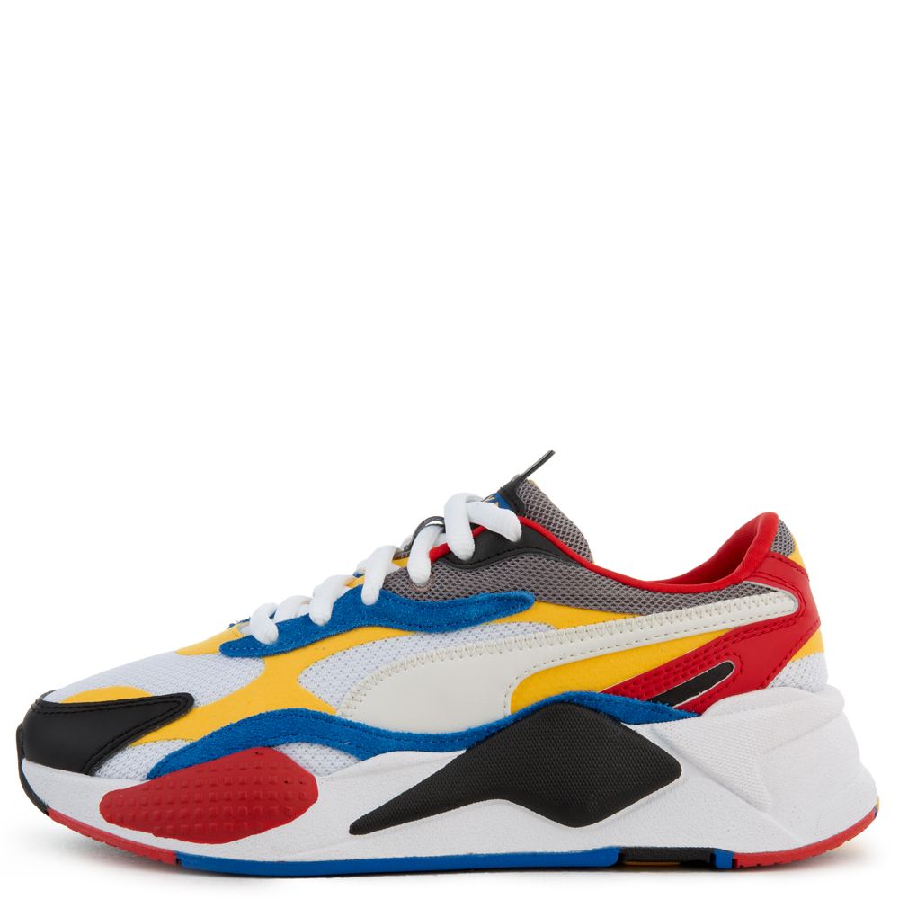 RS-X3 Puzzle Jr Puma White/Spectra Yellow