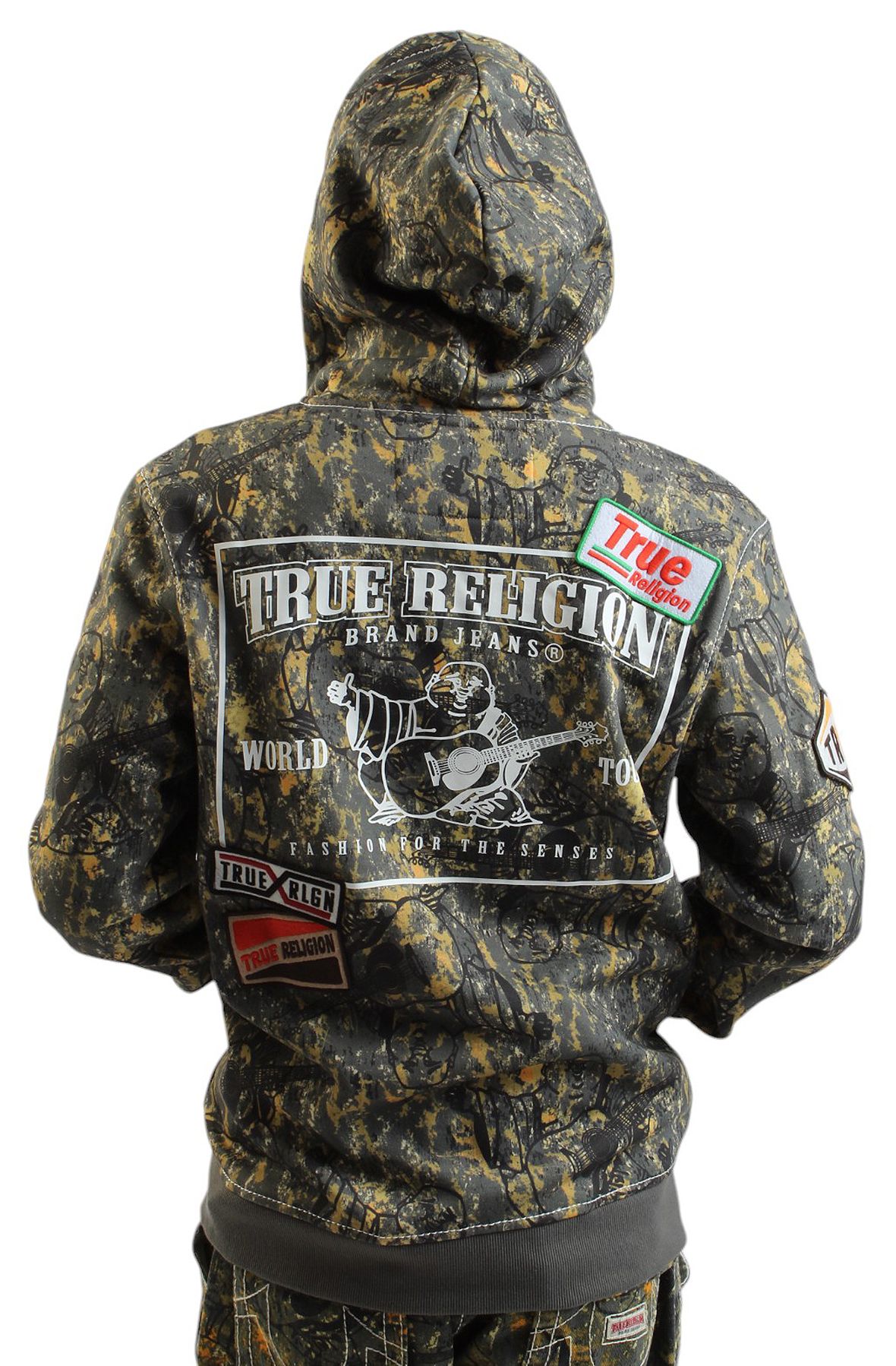 TRUE RELIGION Big T Buddha Zip Hoodie 109017-BCAM - Shiekh TRUE RELIGION Big T Buddha Zip Hoodie 109017-BCAM - Shiekh