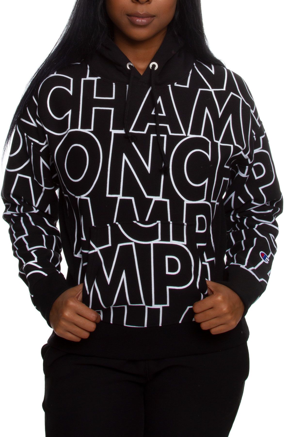 REVERSE WEAVE ALL OVER PRINT PULLOVER HOODIE WL757P7R