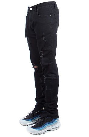 black ankle zipper jeans mens
