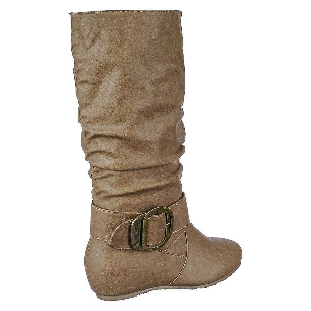SHIEKH Women's Mid-Calf Pocket Boot Candies-76AP CANDIES-76AP/TAUPE ...