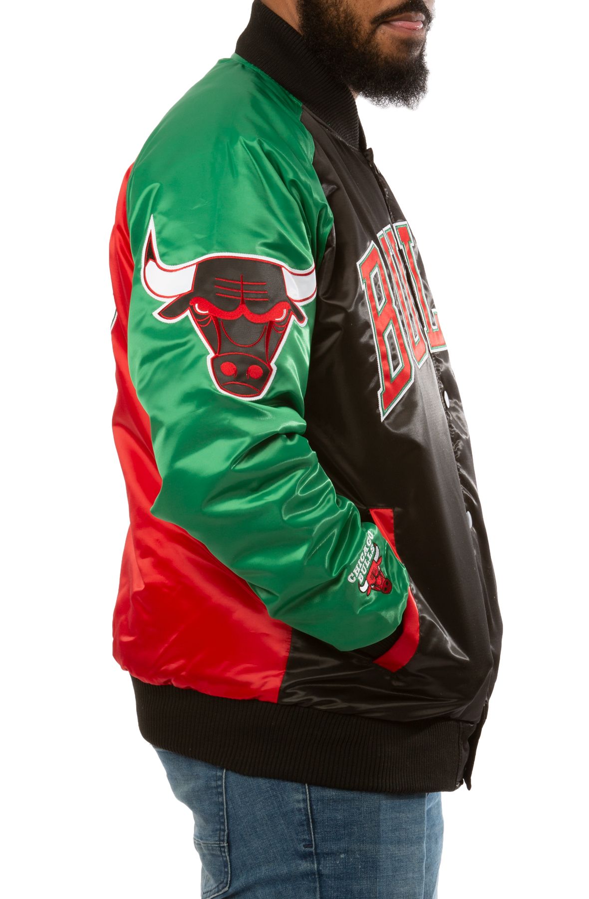 STARTER Starter x Ty Mopkins Chicago Bulls Jacket LS130645-CGB - Shiekh