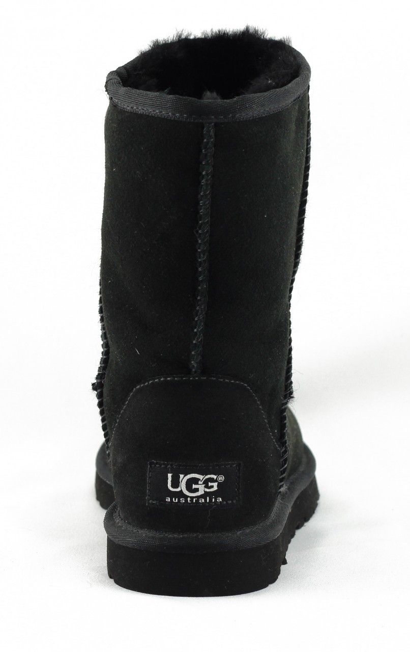 UGG Australia Classic Short Black Boot 5825 BLK - Shiekh