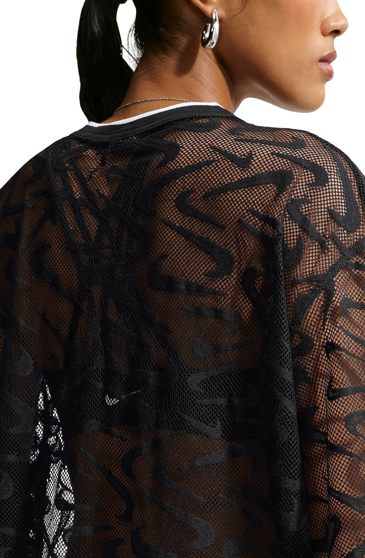 NIKE Sportswear Chill Lace Oversized Jersey IM8387 010 - Shiekh
