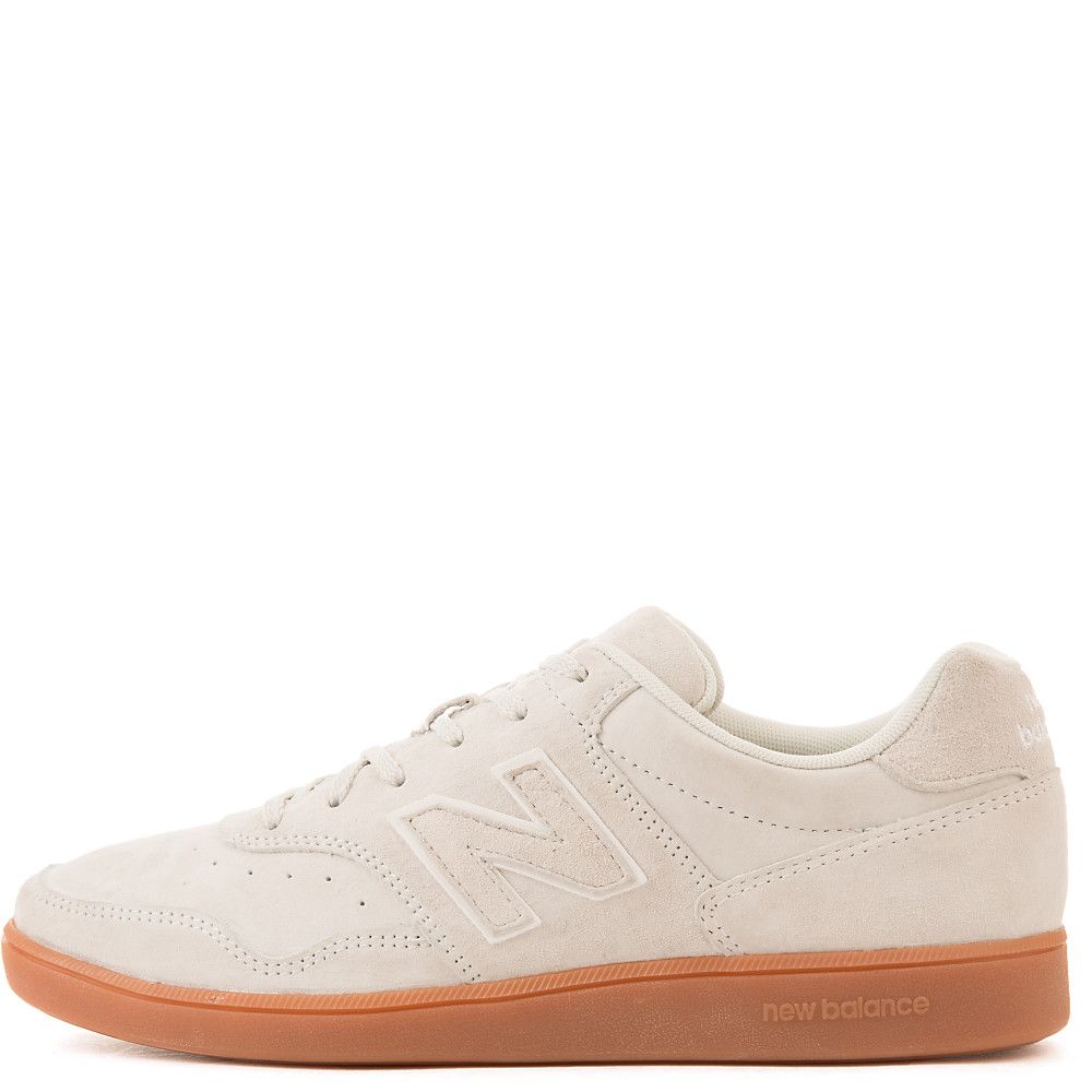 new balance white shoes gum sole