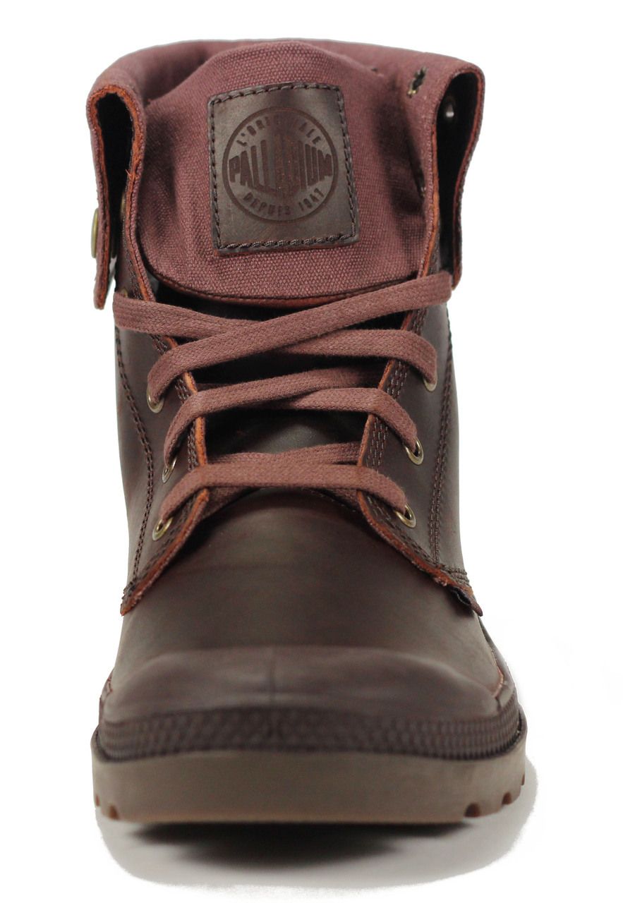 PALLADIUM Palladium for Men: Baggy Leather Russet Gum Boots