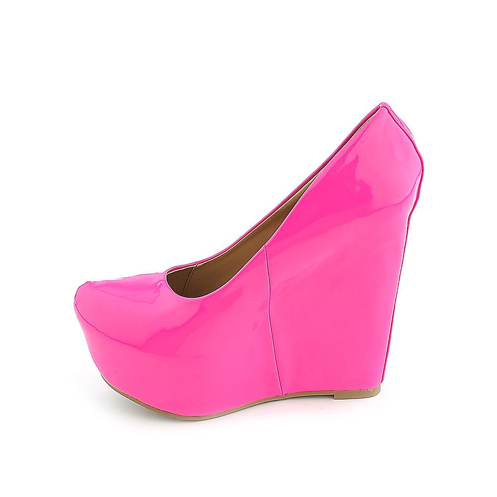 POSH 057 Platform Wedges 057/FUS/NEON - Shiekh