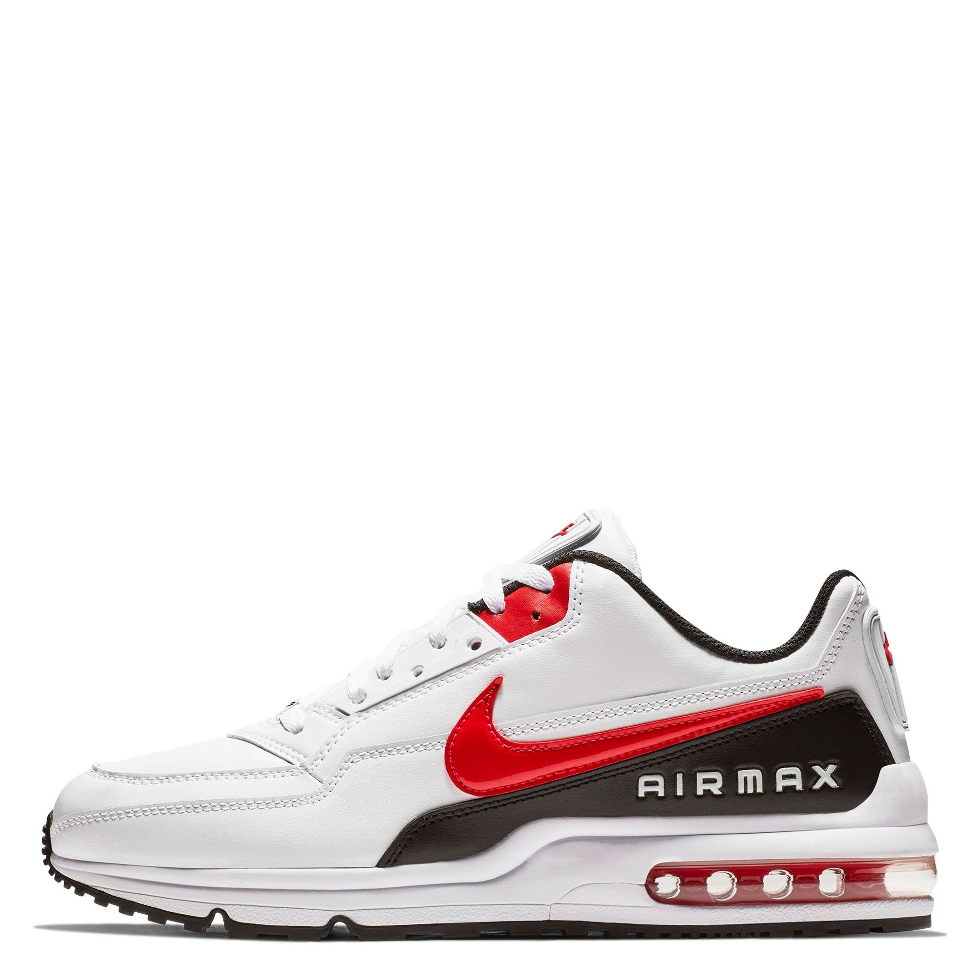 air max red black and white