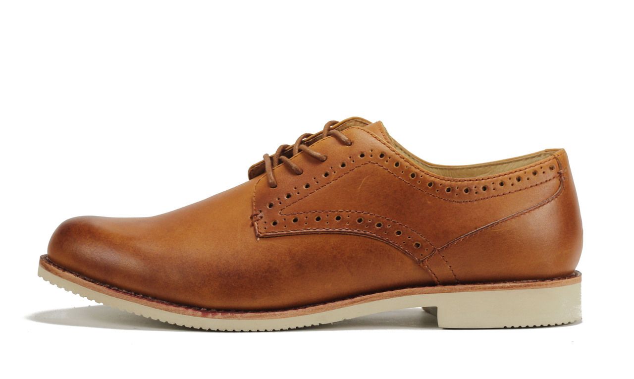 J.D. FISK OAKEY OXFORD Tan Beige Mens Size 10.5 NEW IN BOX JD FISK JD Fisk for Men: Sid Plain Toe Oxford Oxford SID TAN  main image 4