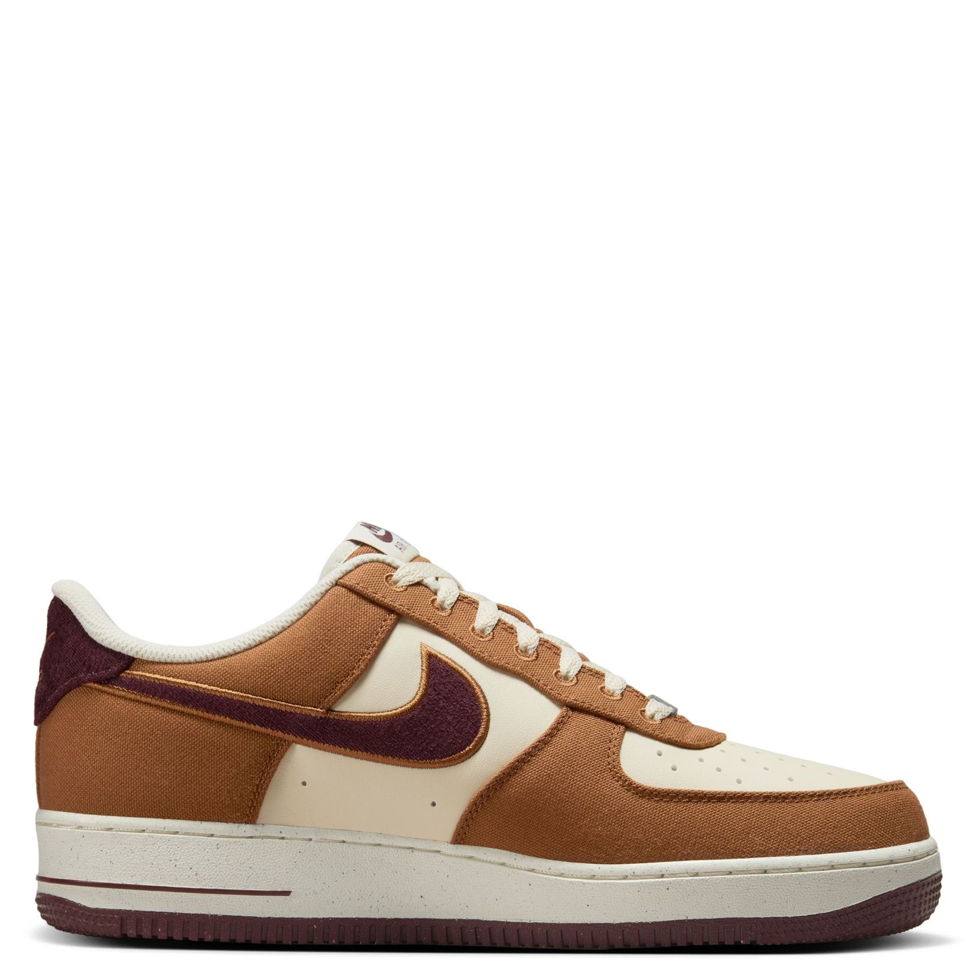 Nike air force 1 tan grade school best sale