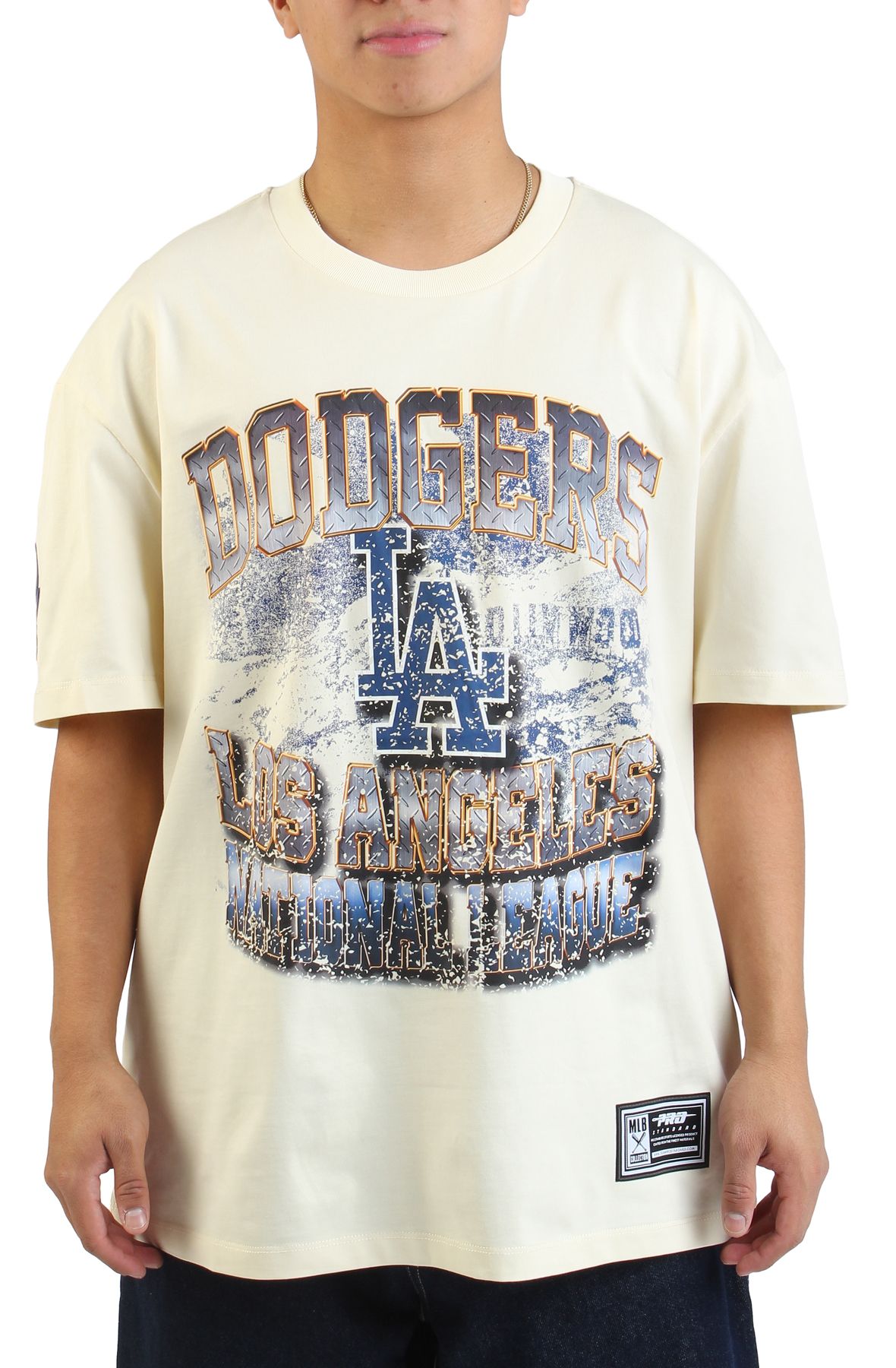PRO STANDARD MLB Los Angeles Dodgers Staple T-Shirt LLD1316162-EGG