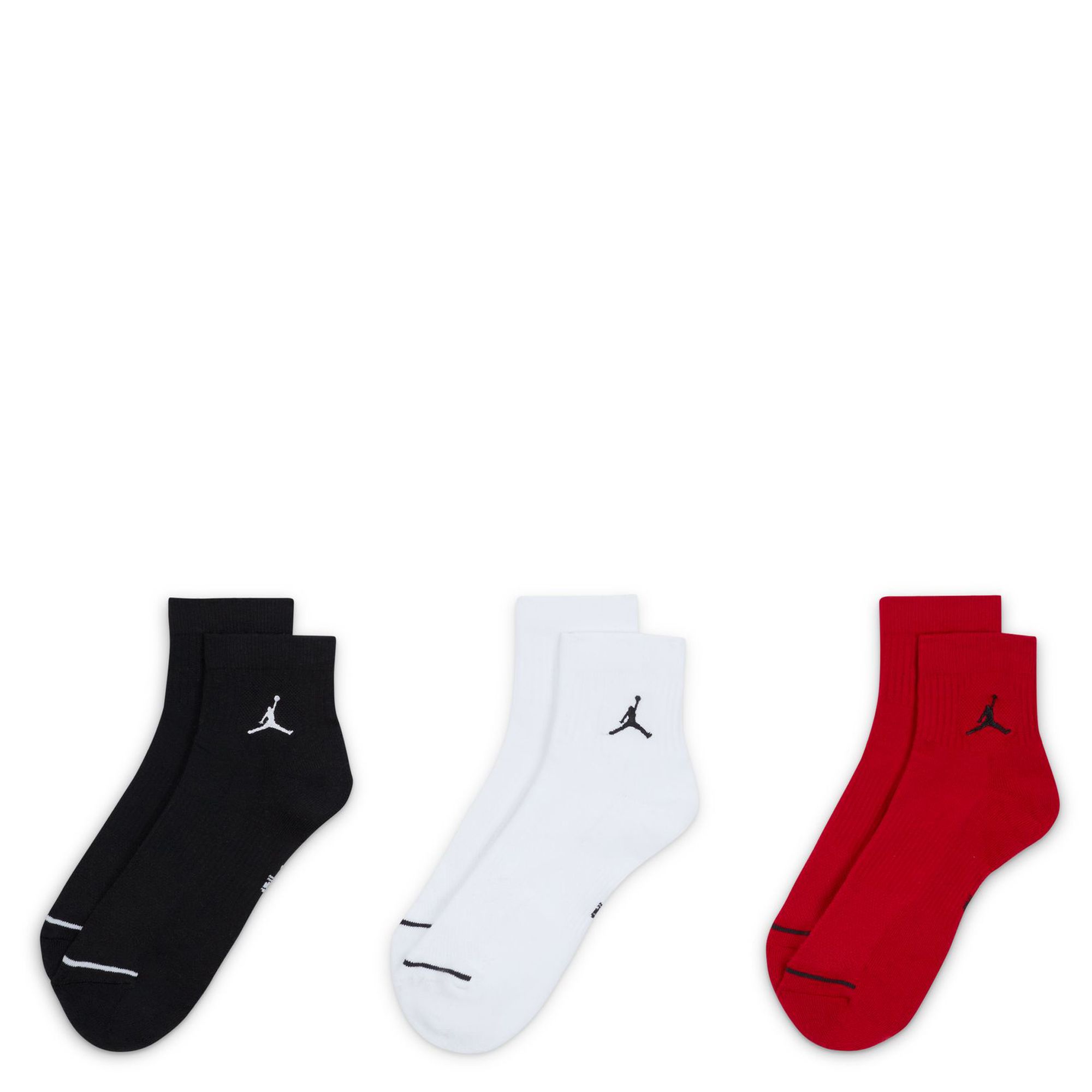 JORDAN Everyday Ankle Socks (3 Pairs) DX9655 902 - Shiekh