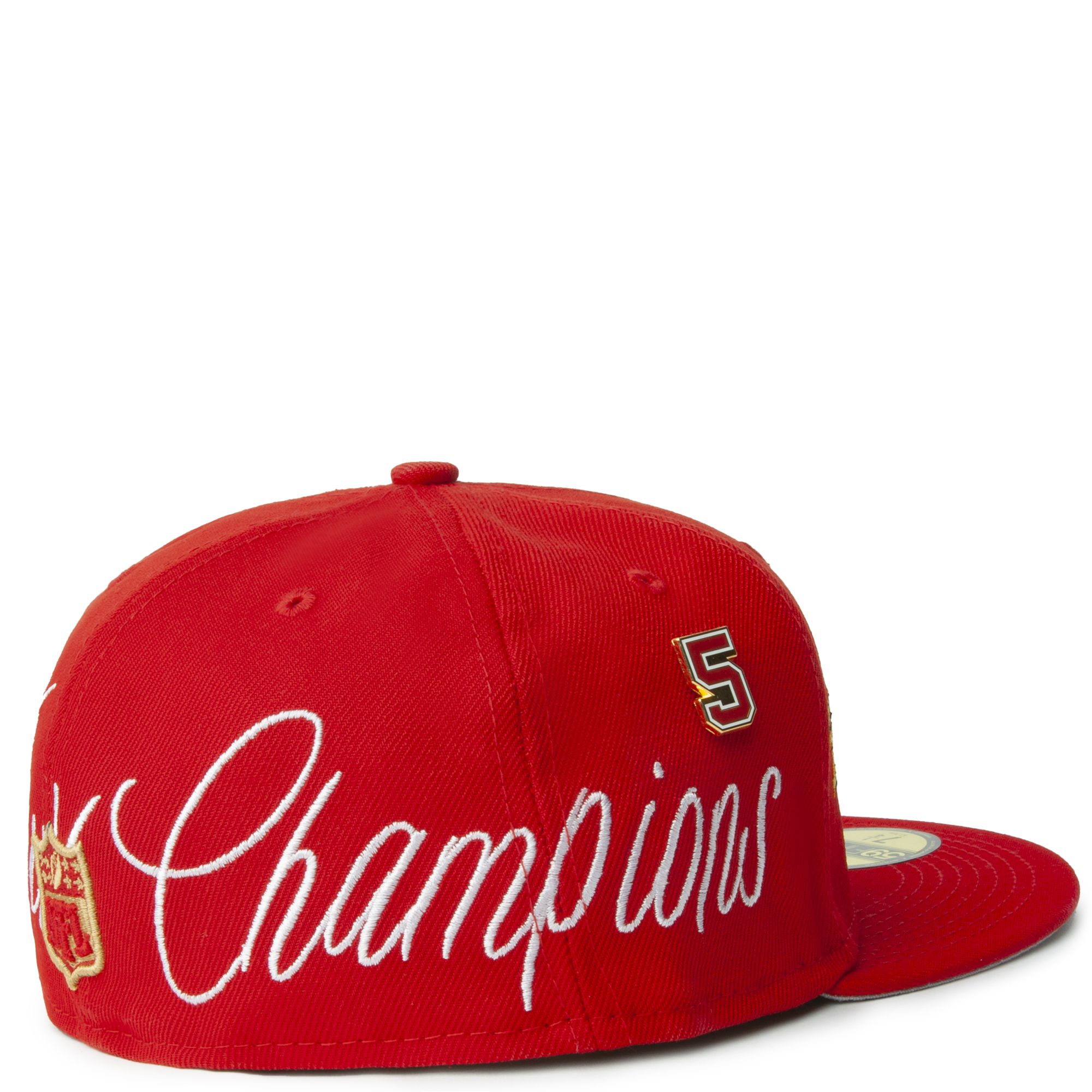 Men's San Francisco 49ers New Era Scarlet Historic Champs 59FIFTY Fitted Hat