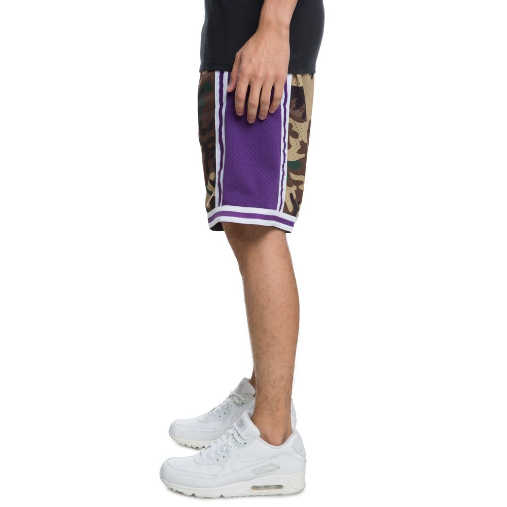 lakers camo shorts