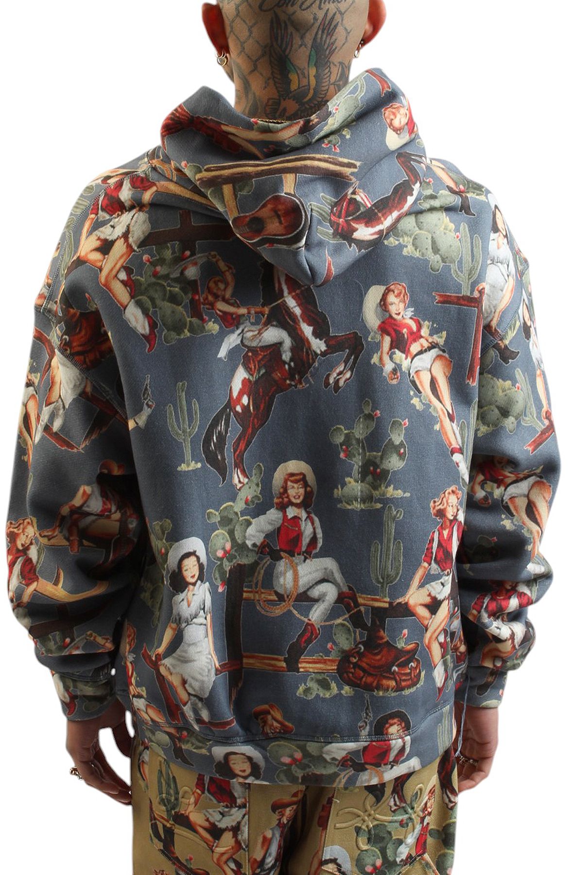 LIFTED ANCHORS Jesse All Over Pattern Hoodie LA-SP25-006