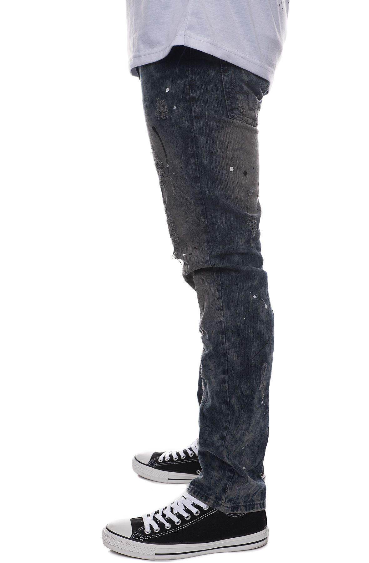 PINK DOLPHIN The Deconstructed Painter Denim in Paint Wash AF1502DPPPW