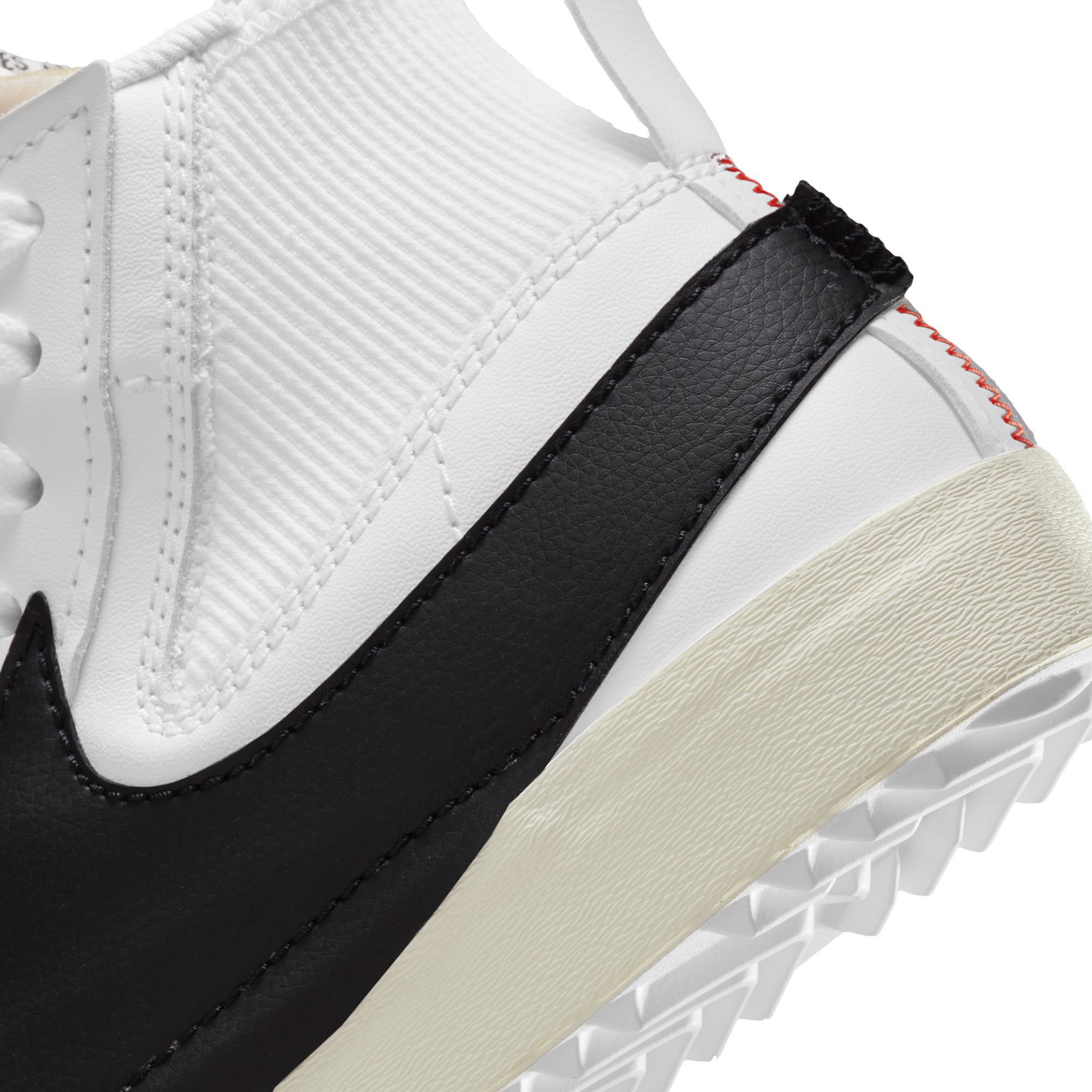 Nike Blazer Mid 77 Jumbo Mens Size 9 Sneakers White Black Big Check  DD3111-100