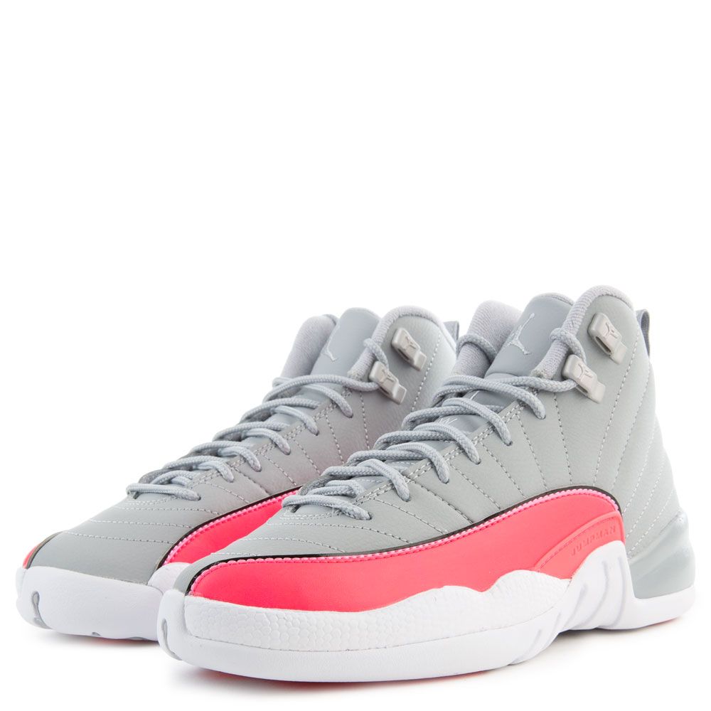 jordan 12 retro wolf grey racer pink