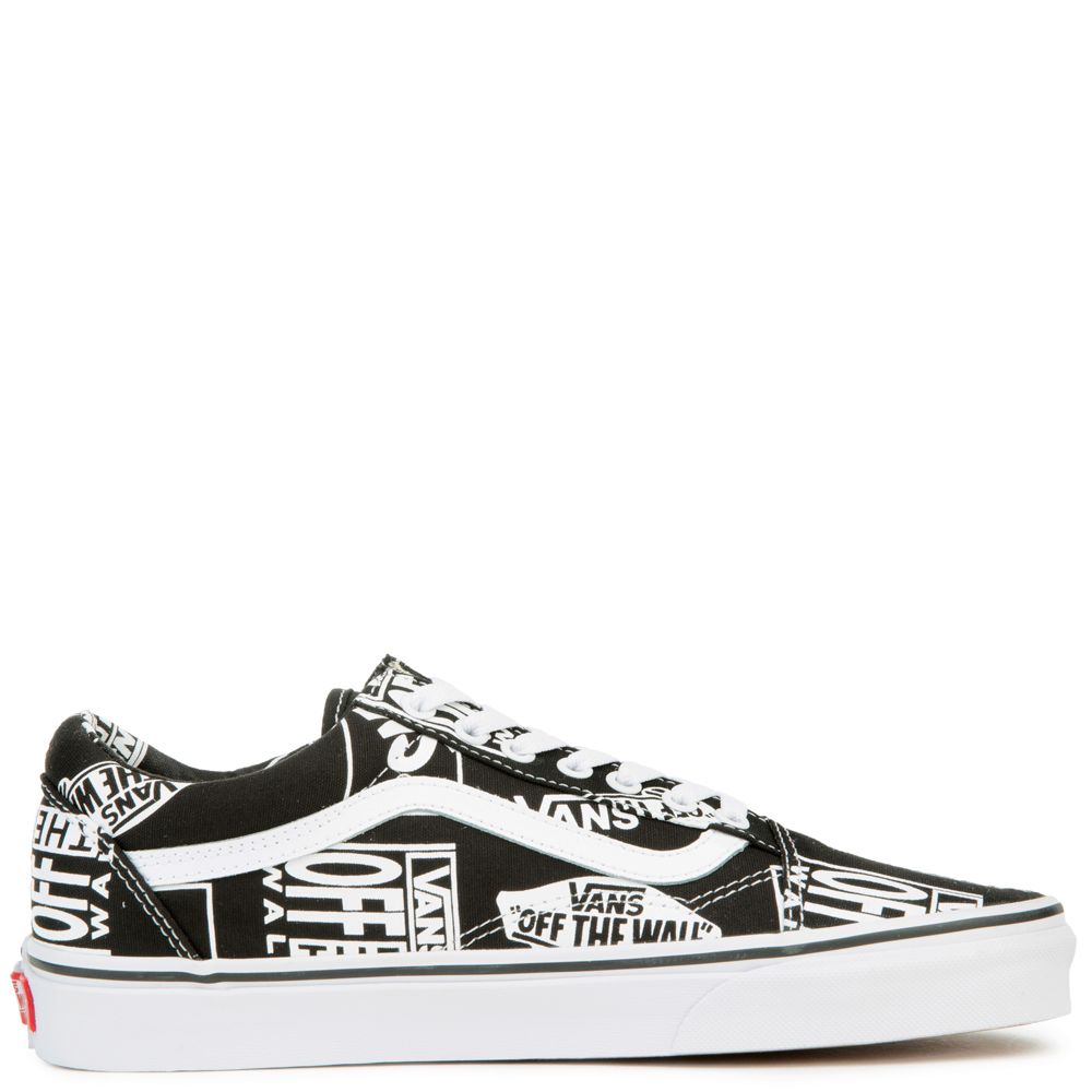 black and white vans off the wall