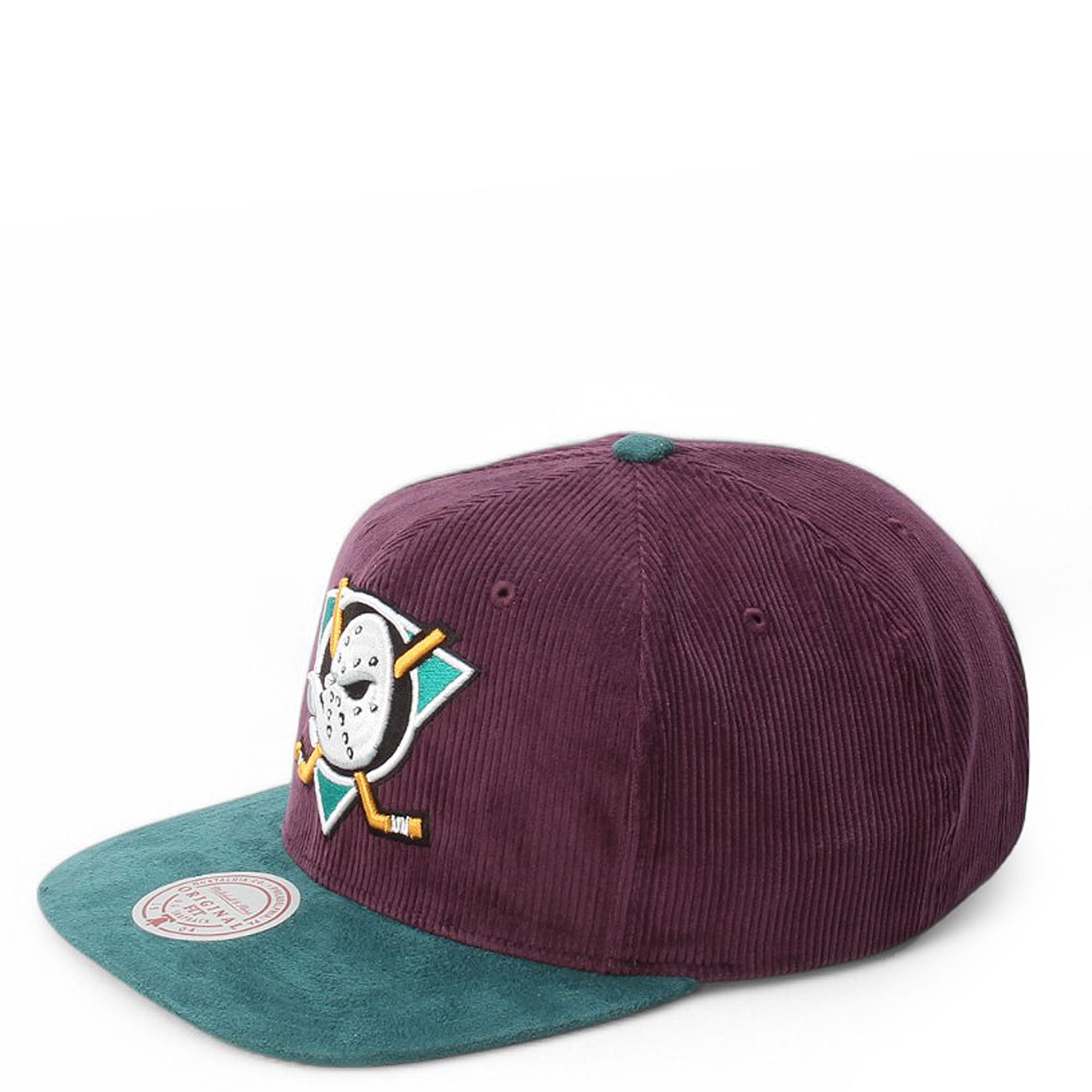 MITCHELL AND NESS NHL Anaheim Ducks Vintage Sueduroy Snapback Hat
