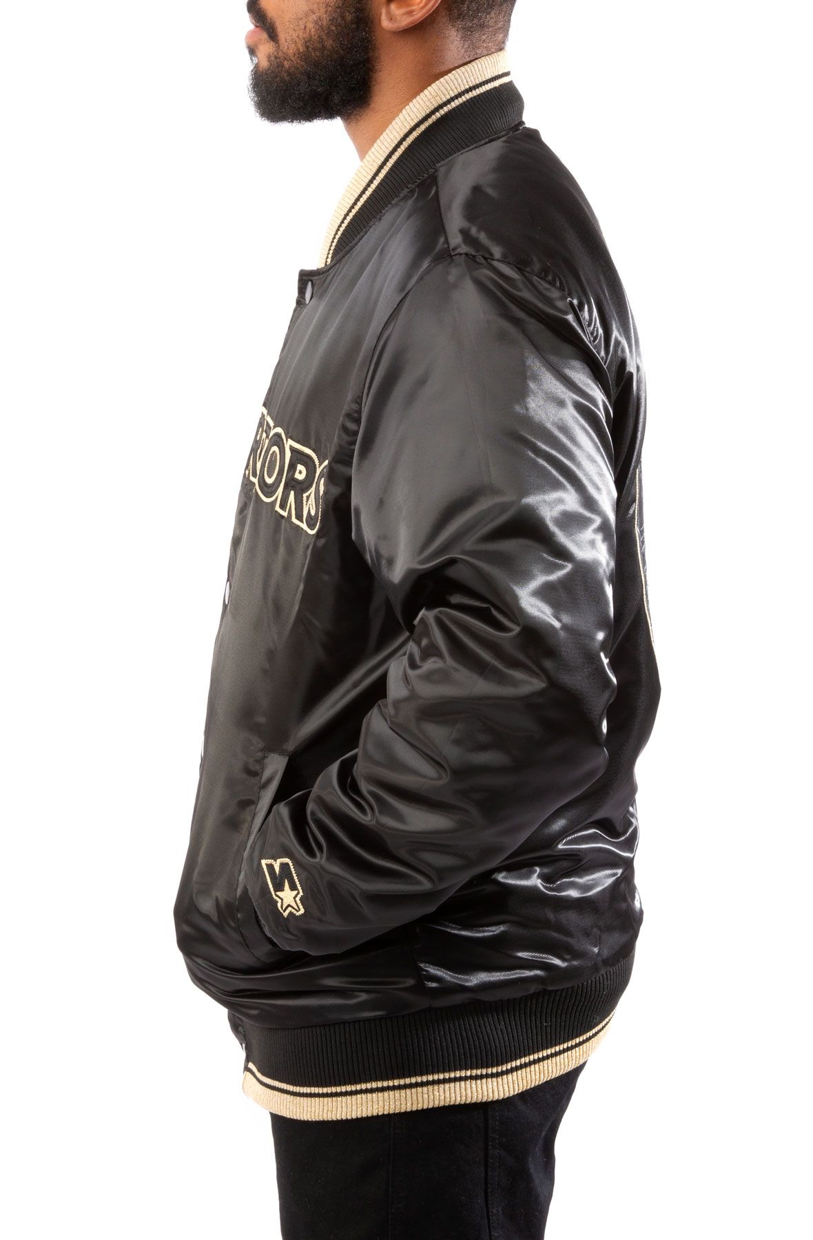 Golden state outlet warriors black jacket