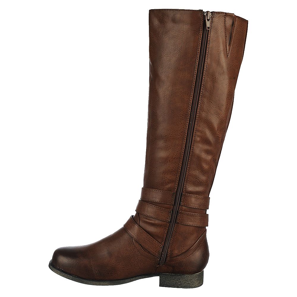 NATURE BREEZE Women's Prima-12H Knee-High Boot PRIMA-12H/COGNAC - Shiekh