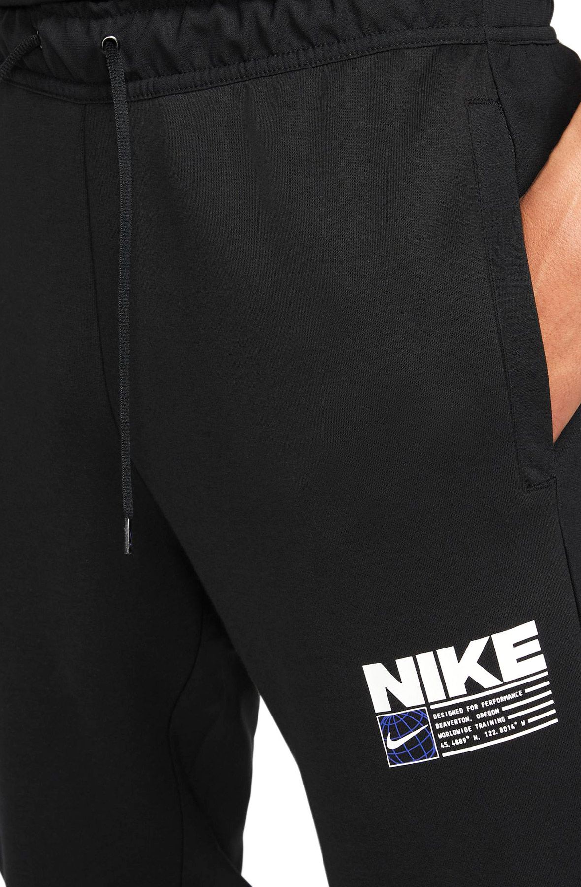 Nike DRI-FIT Standard Fit Tapered Training Pants Men's Large Black  CZ7125-010
