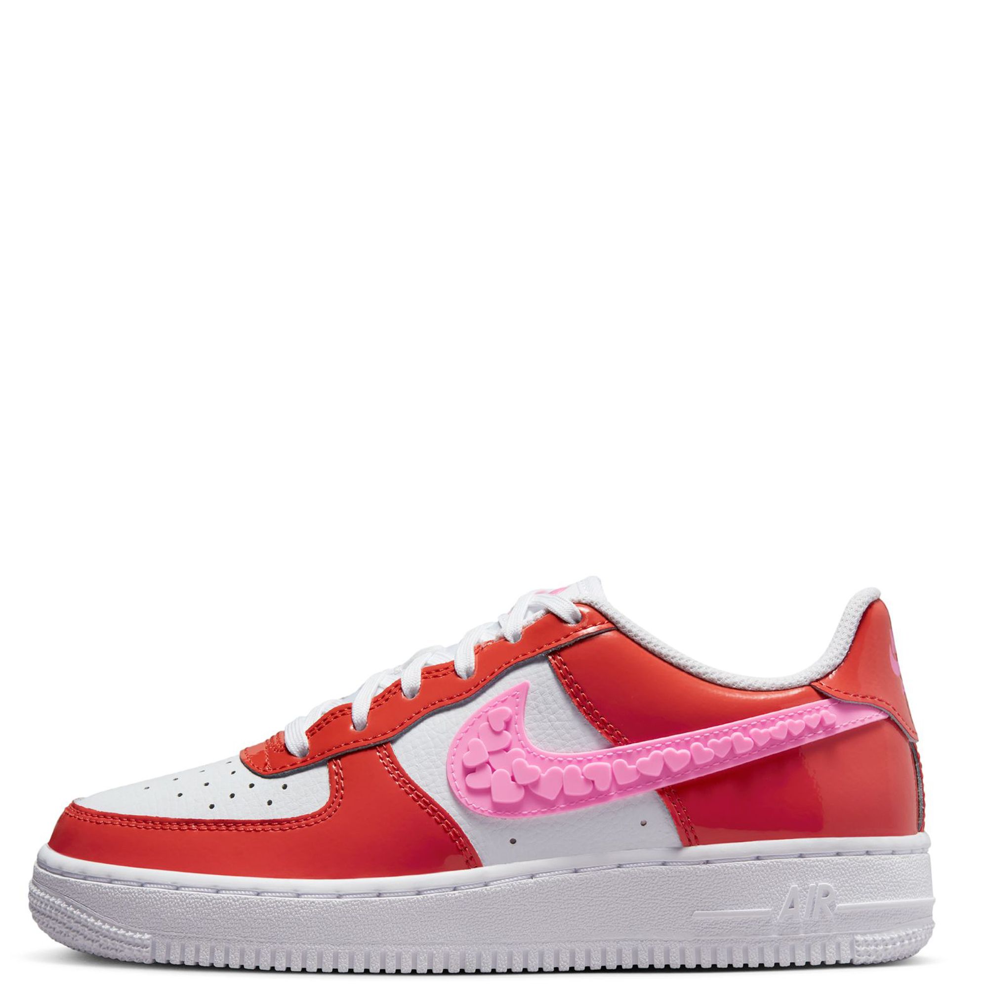 Nike Girls Air Force 1 LV8 - Shoes Red/Pink/White Size 07.0