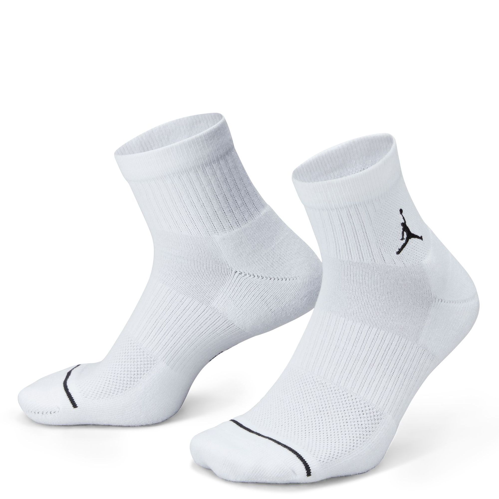 JORDAN Everyday Ankle Socks (3 Pairs) DX9655 100 - Shiekh