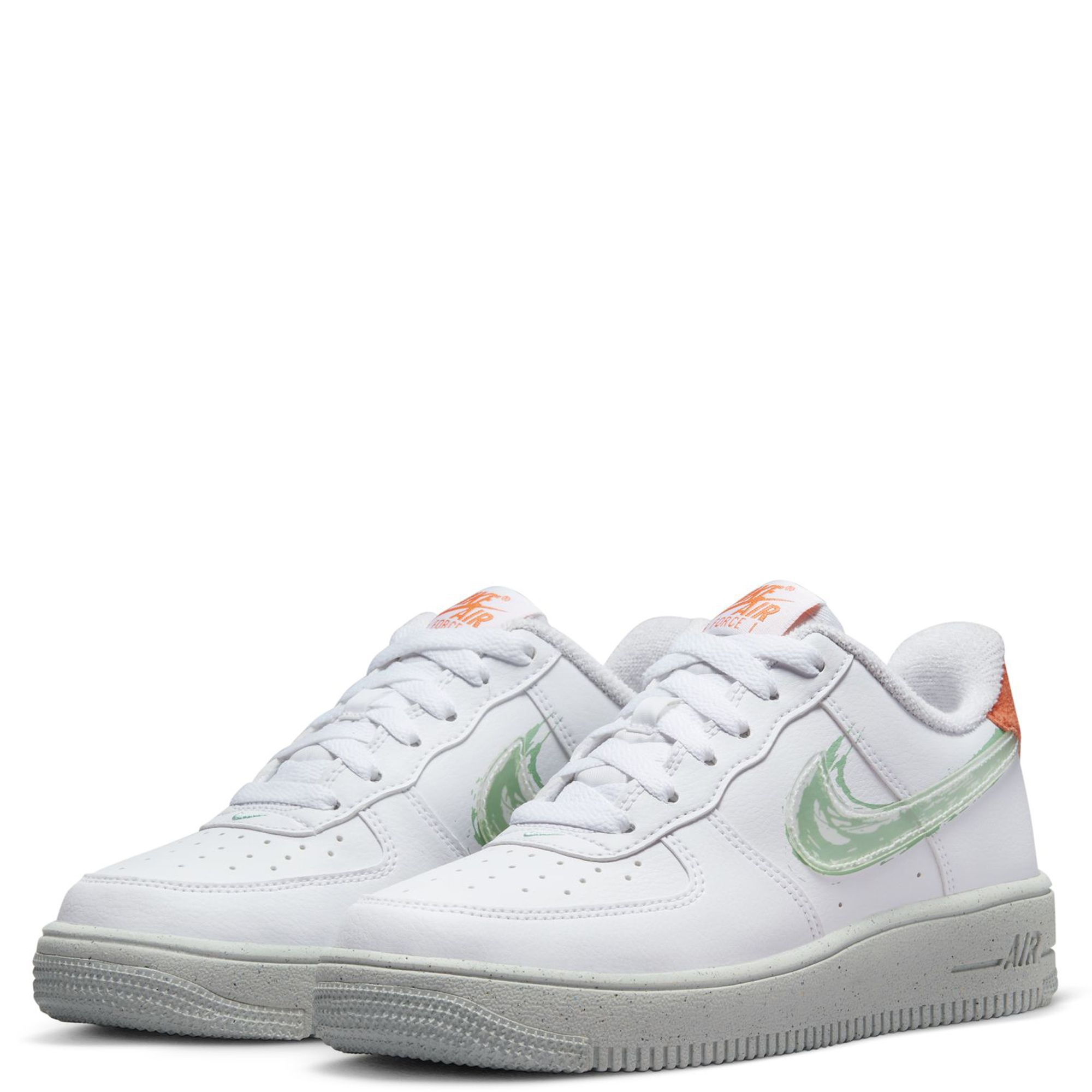 Nike Air Force 1 Crater GS Womens Size 8.5 White Green AF1 DX3067 100 Size  7Y