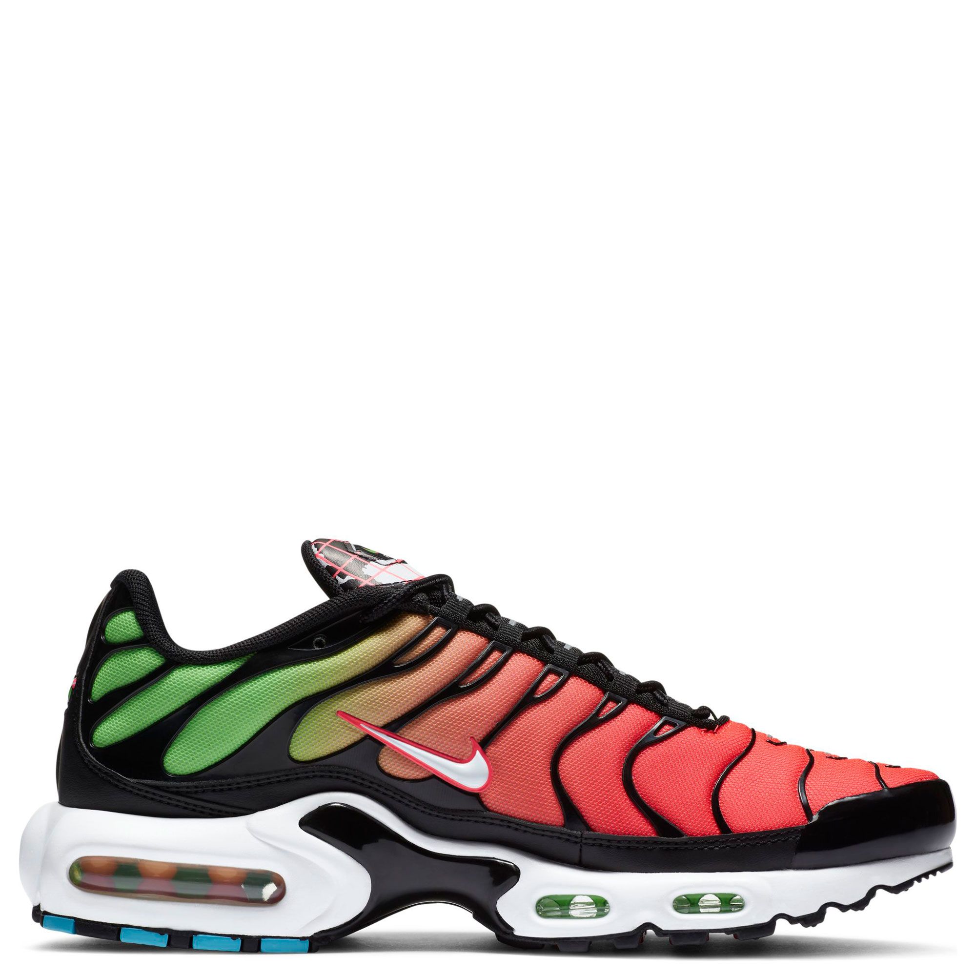 air max plus white and green