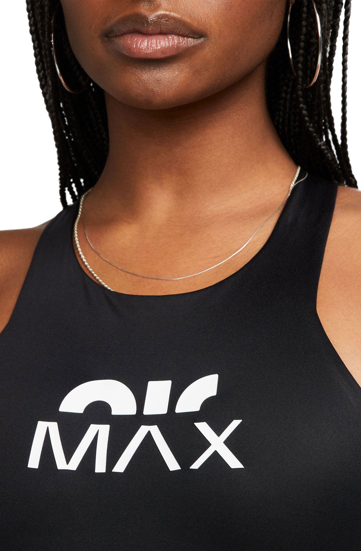Nike, Intimates & Sleepwear, Nike Air Max Motif Womens Cutout Sports Bra  Black White Dm63010 New Multi Sz