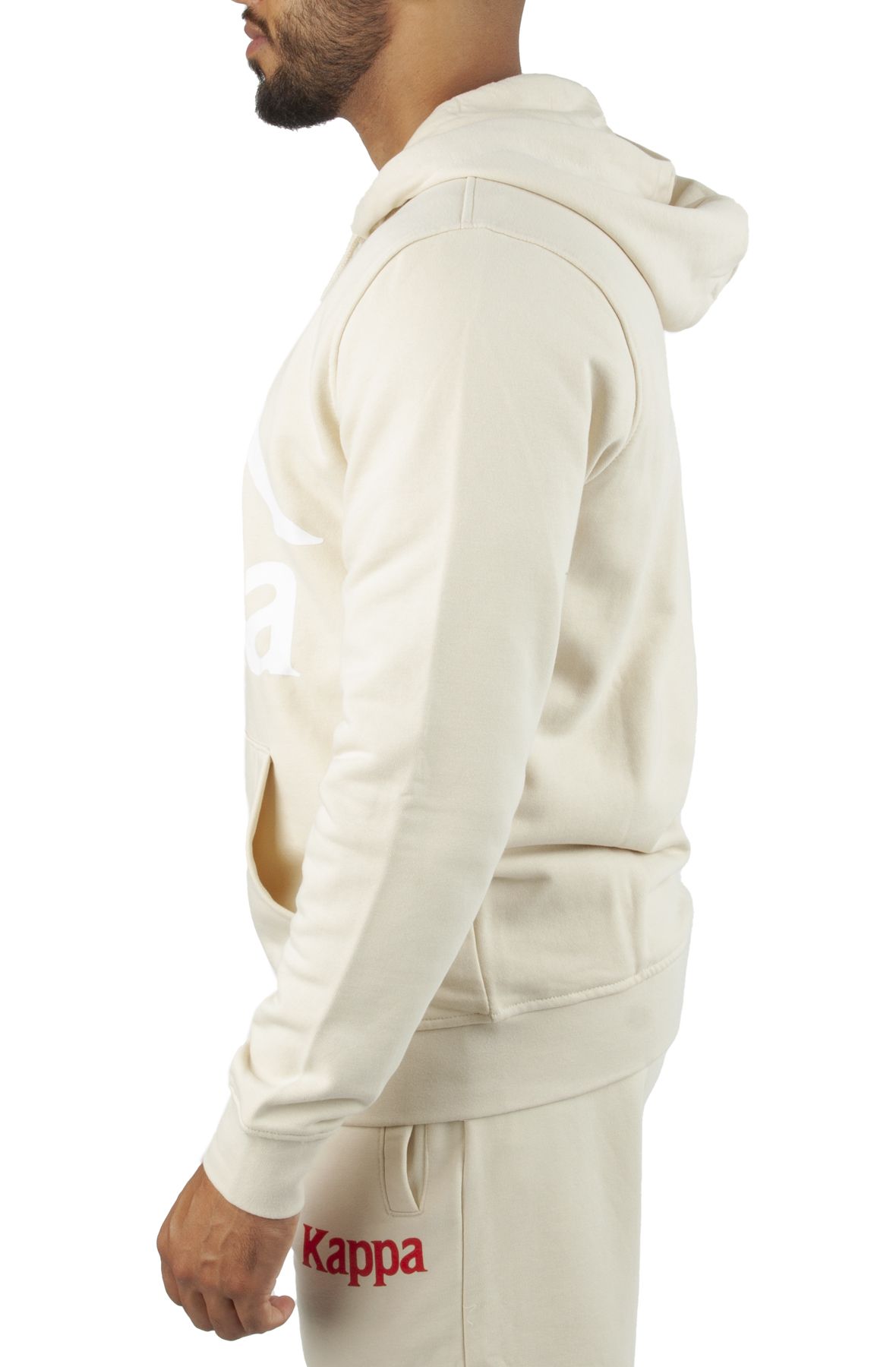 Beige kappa hoodie online